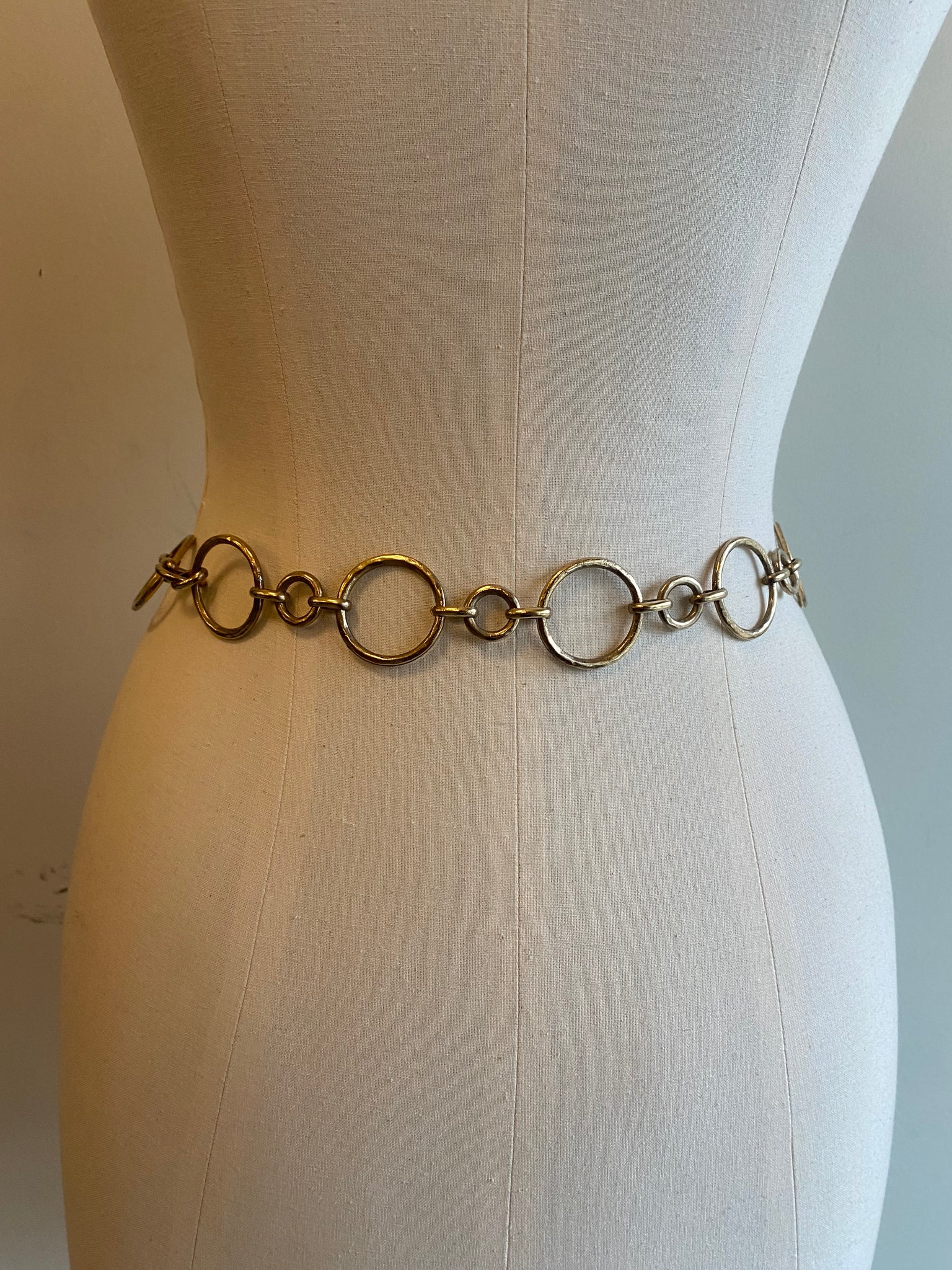 Vintage Maltese Cross Chain Link Belt