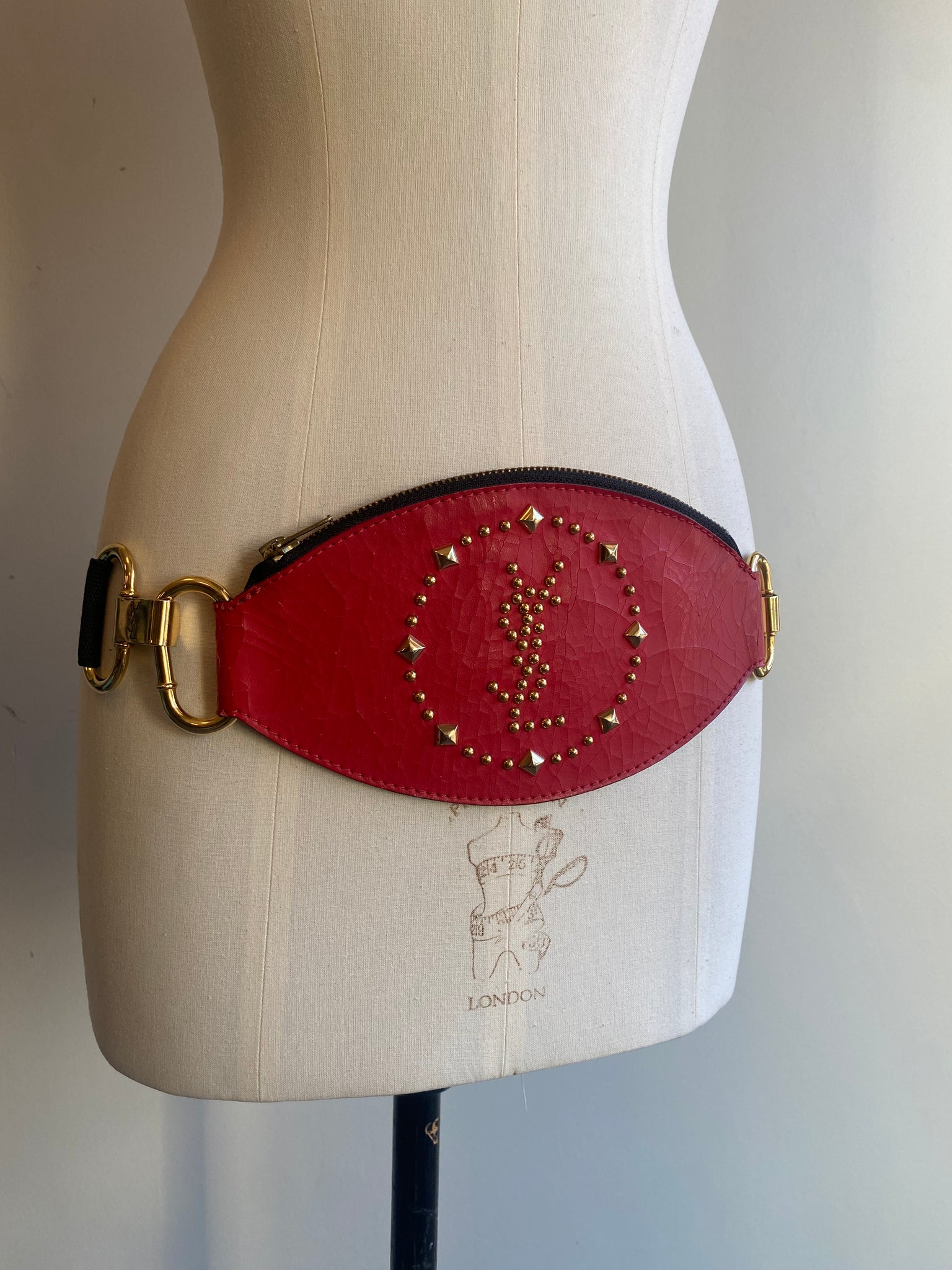 Vintage Leather Belt Bag