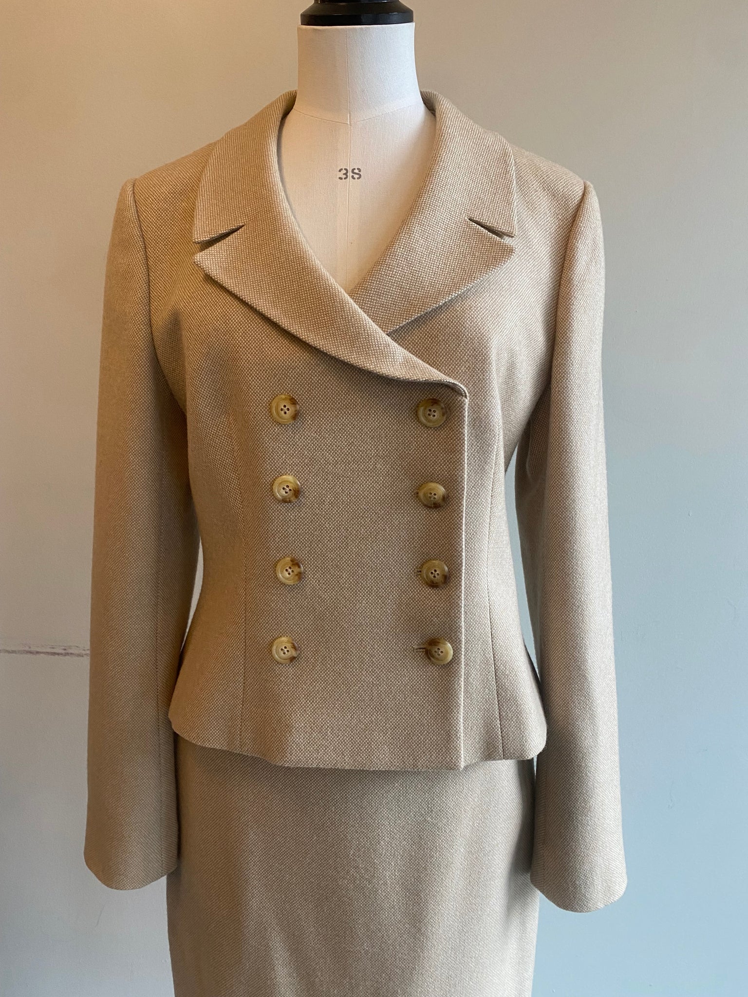 Wool/Cashmere Skirt Suit