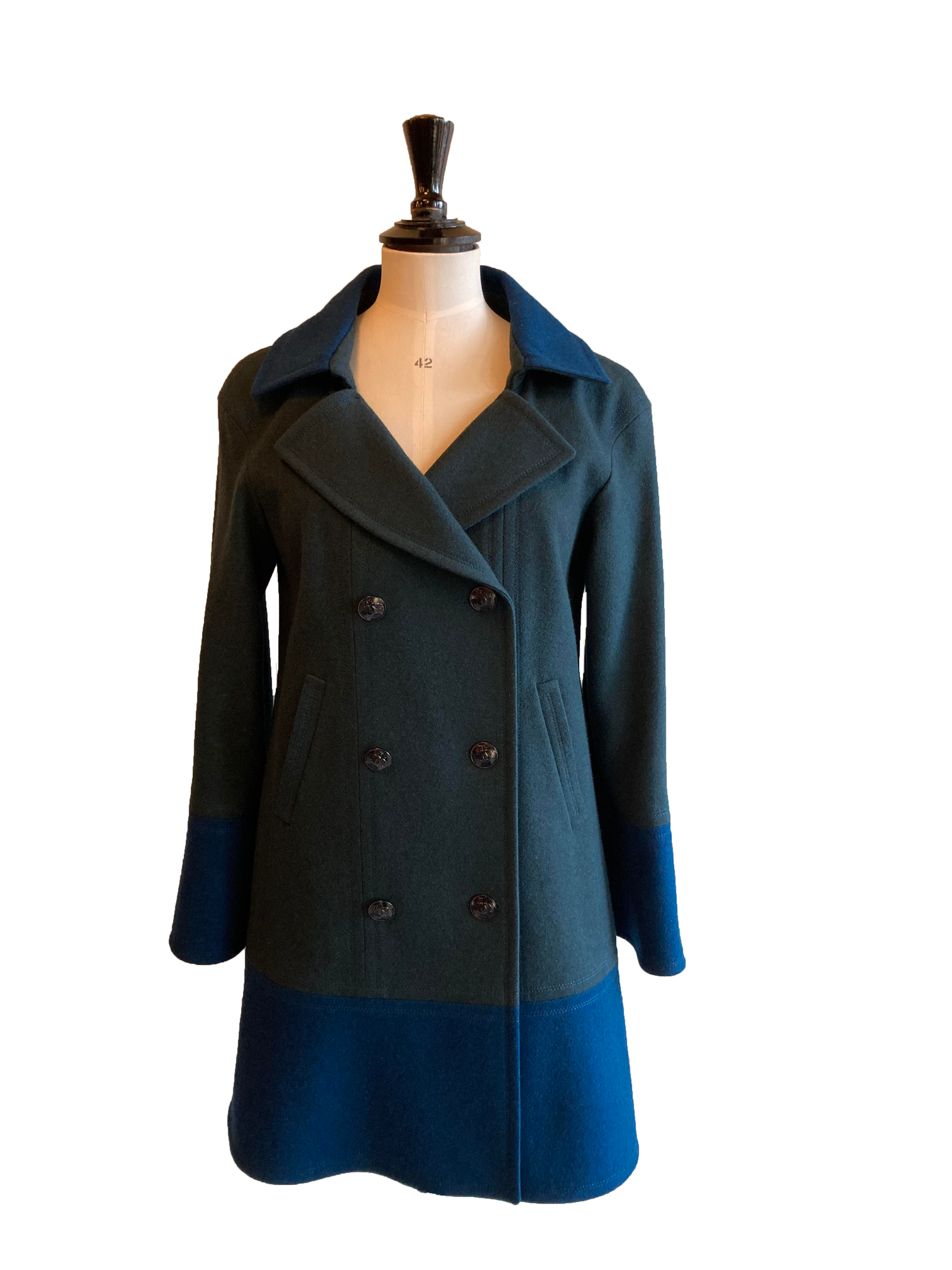 Vintage Boiled Wool Coat