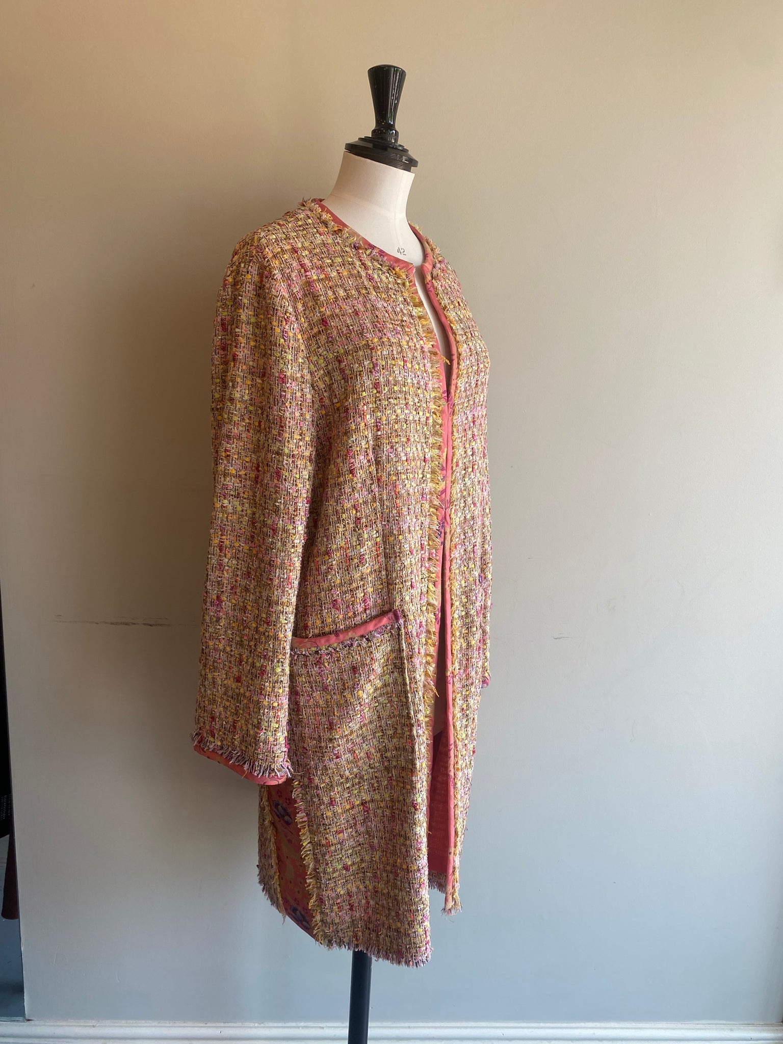 Boucle Tweed Coat