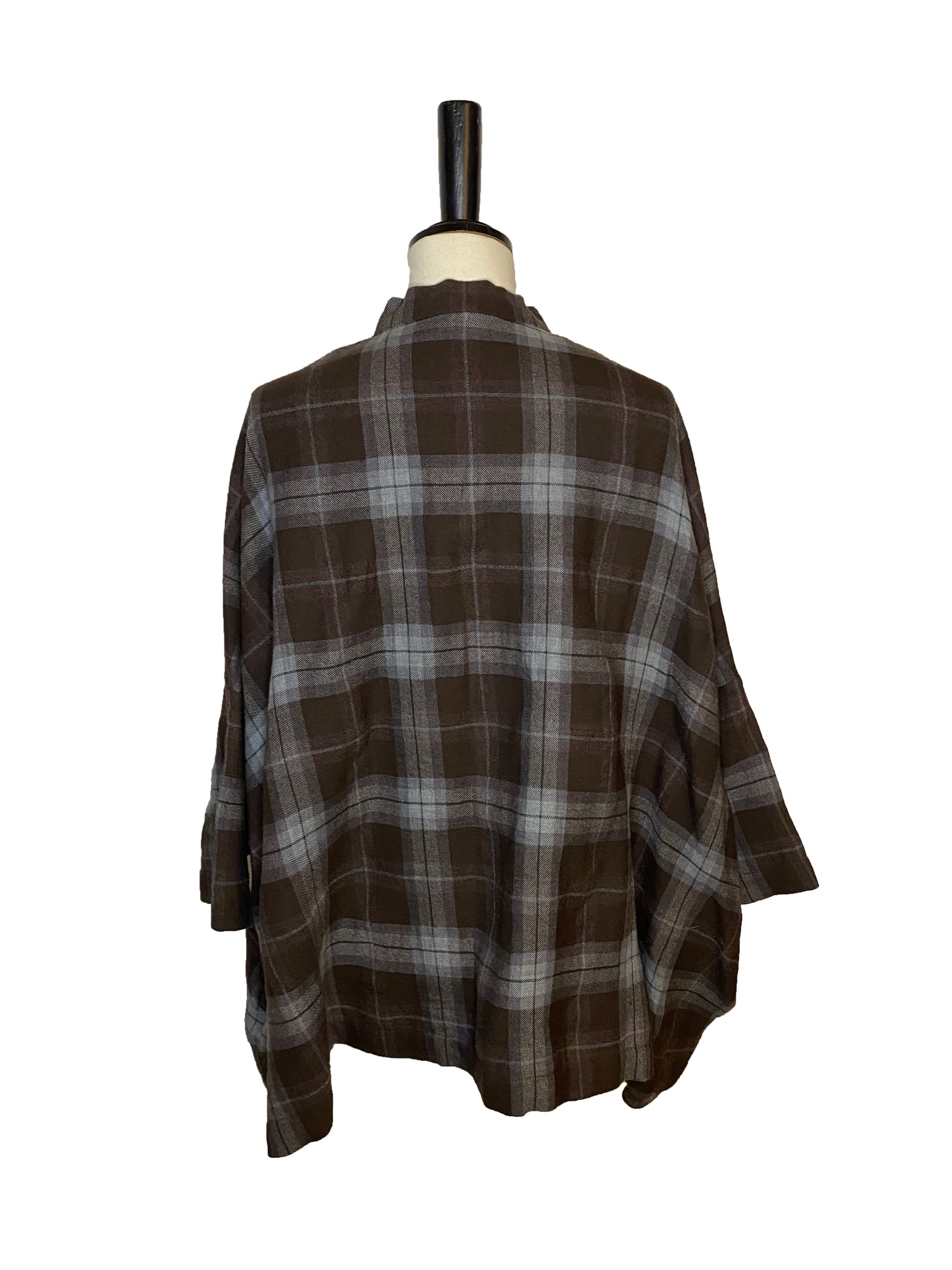 Checked Tunic Top