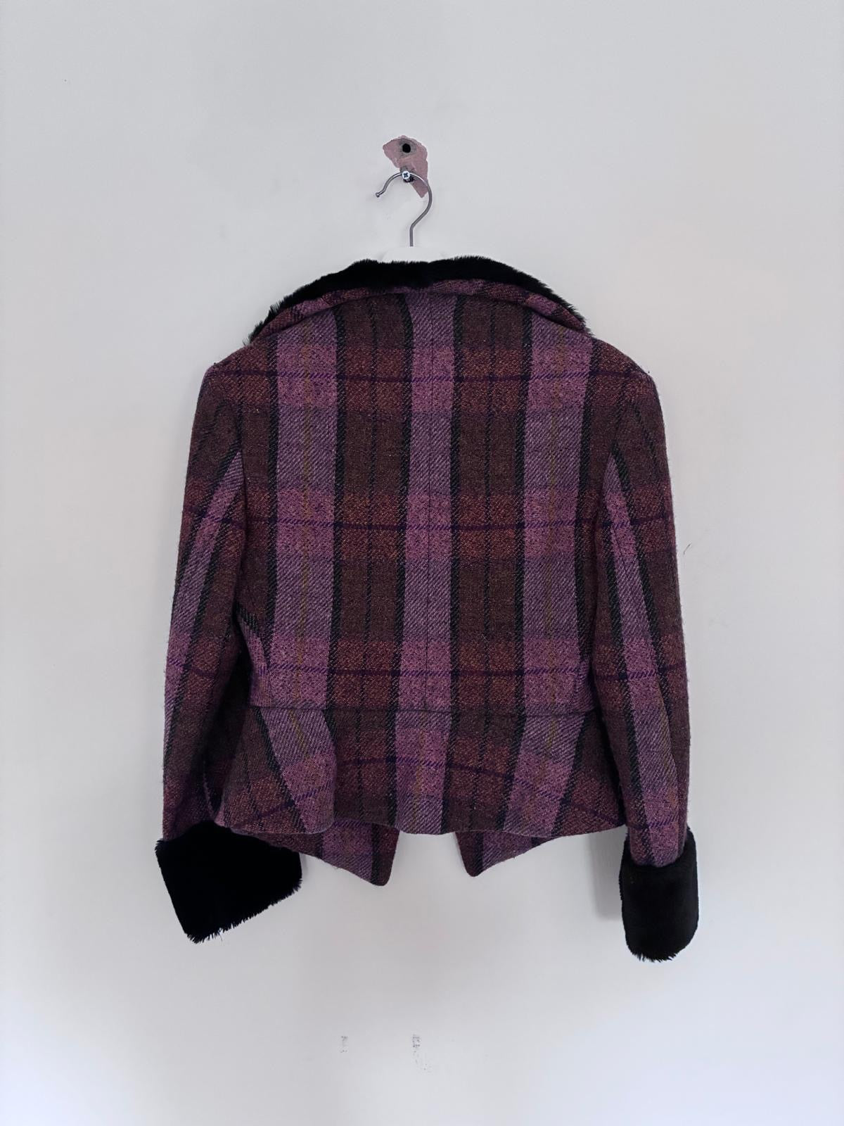 Vintage Tartan Skirt Suit