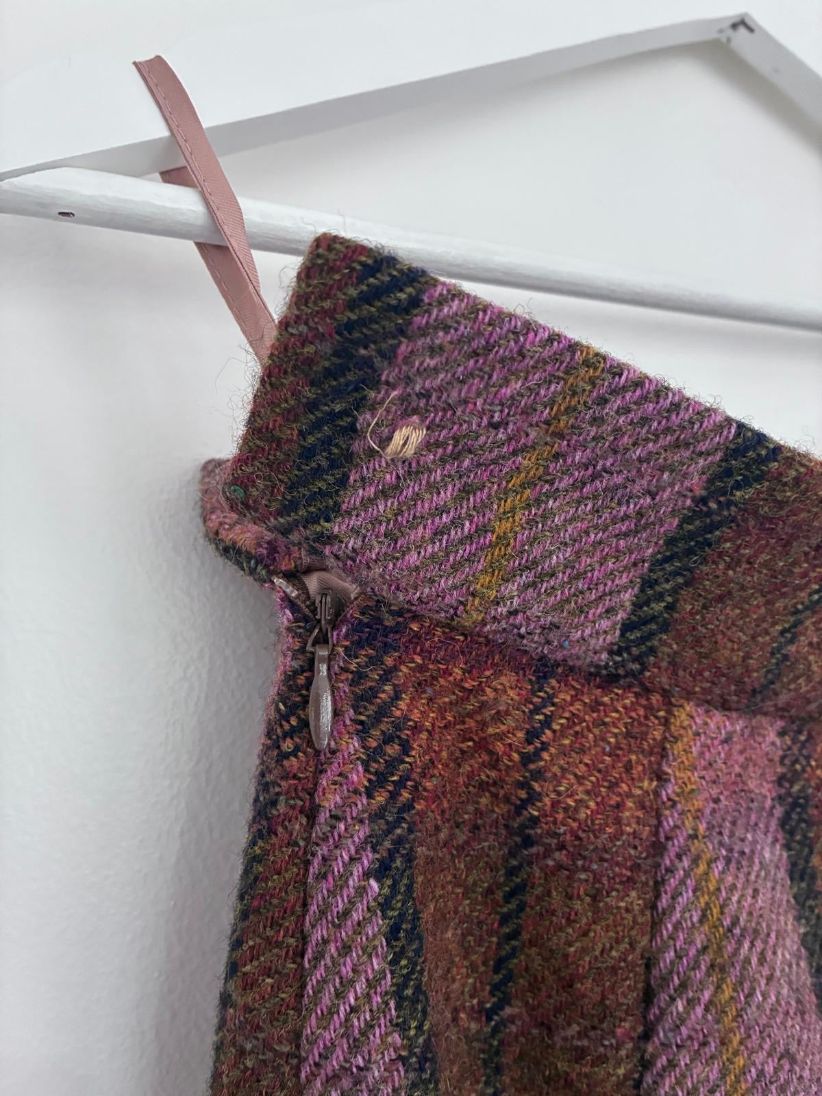 Vintage Tartan Skirt Suit