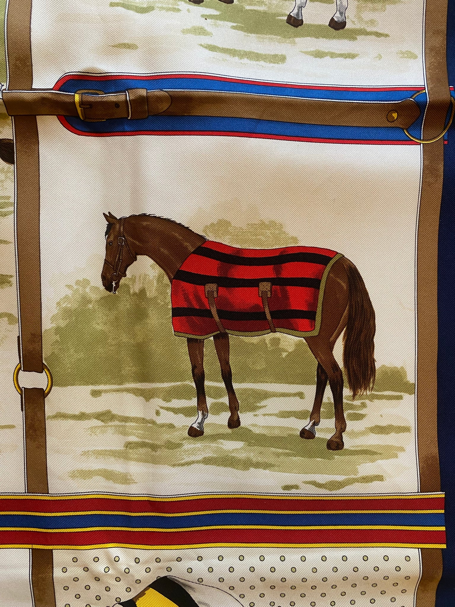 Silk Racehorse Scarf