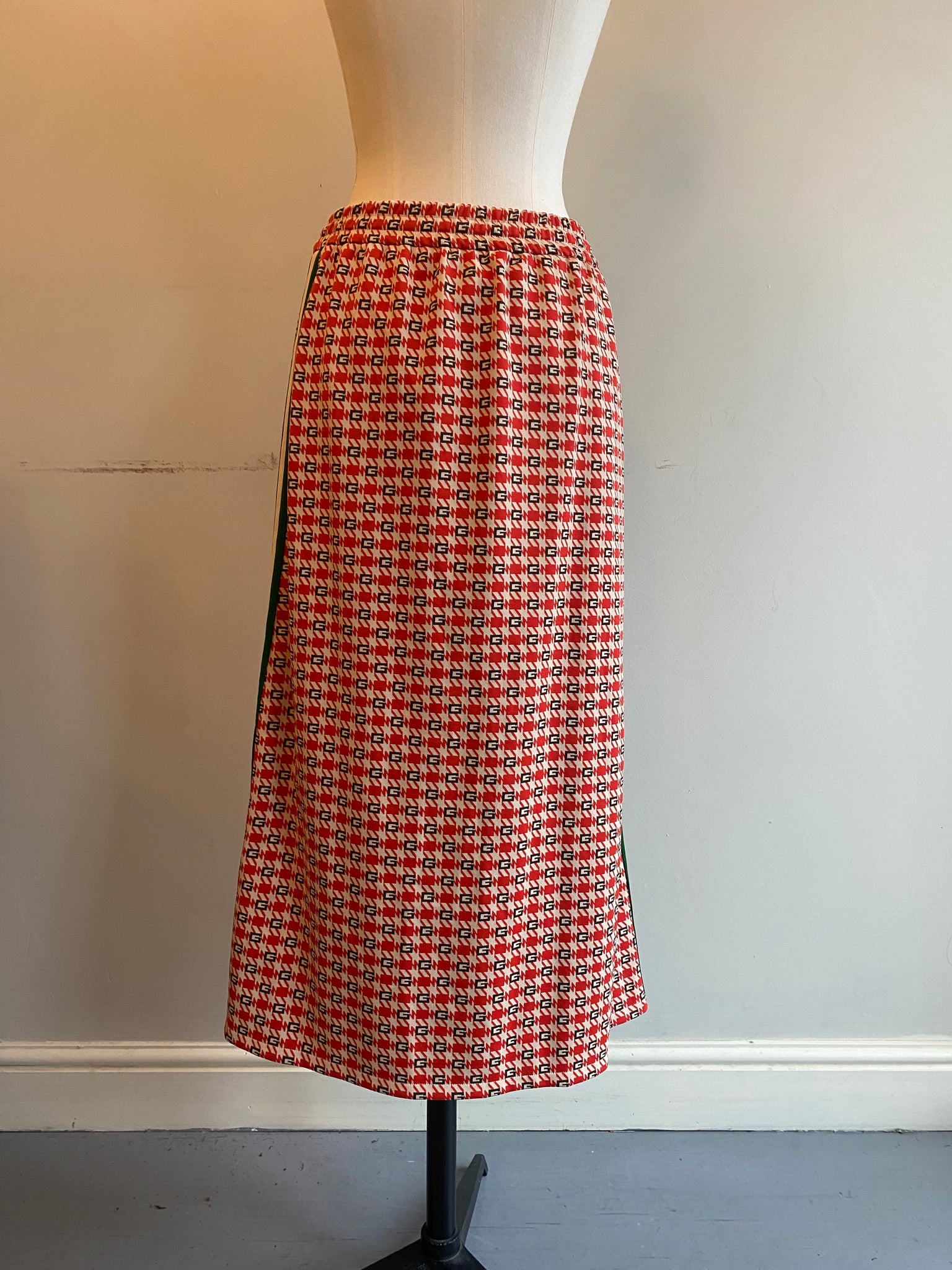 Jacquard Pleated Skirt