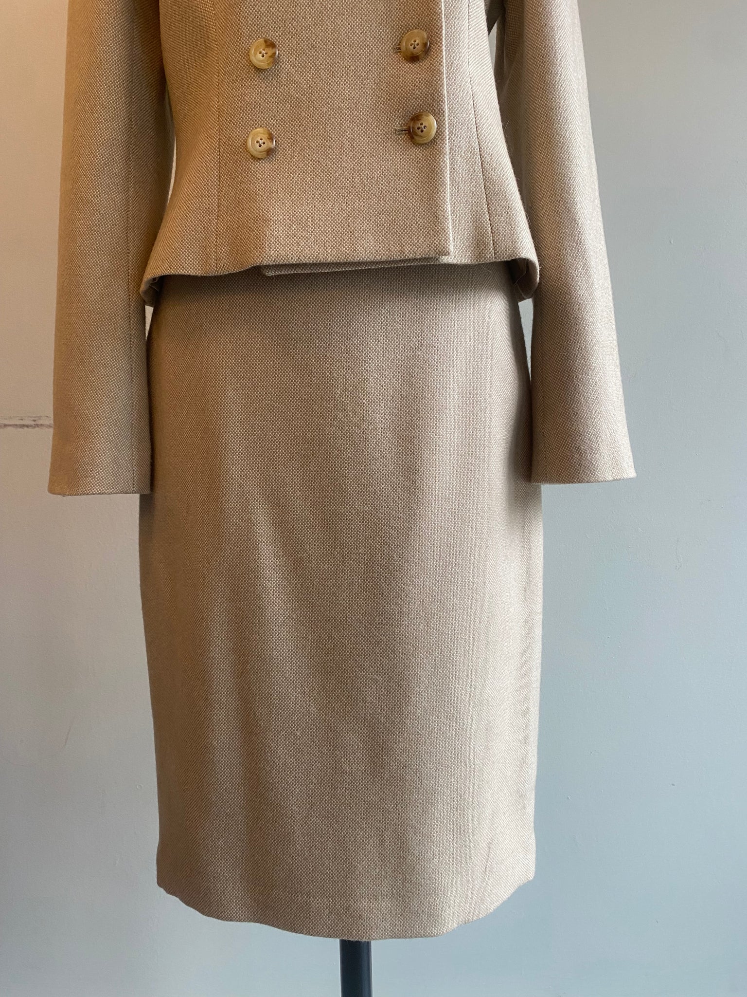 Wool/Cashmere Skirt Suit