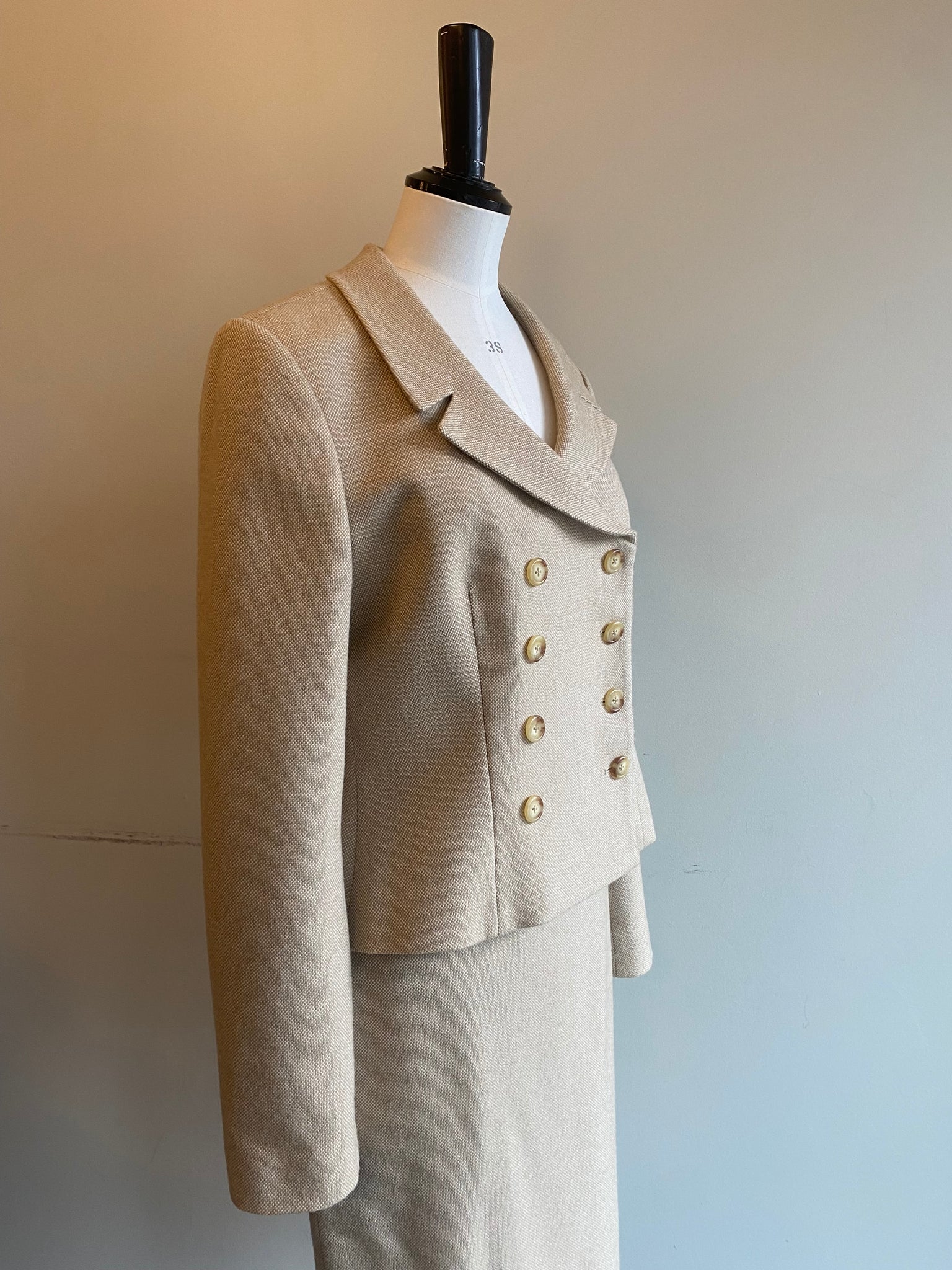 Wool/Cashmere Skirt Suit