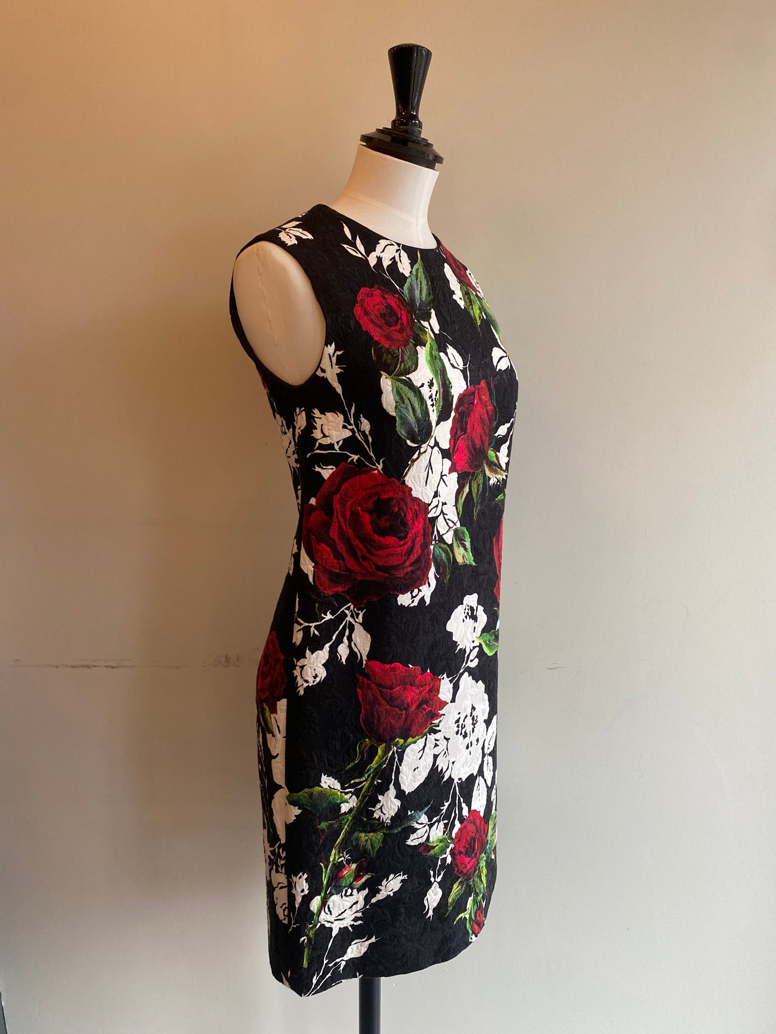 Embossed Floral Dress