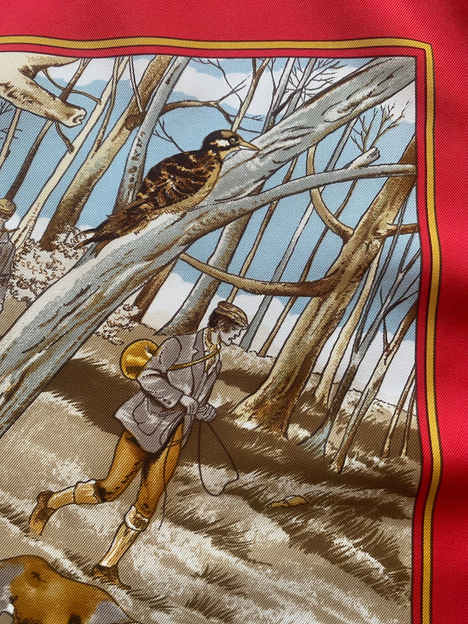 La Chasse aux Bois Silk Scarf