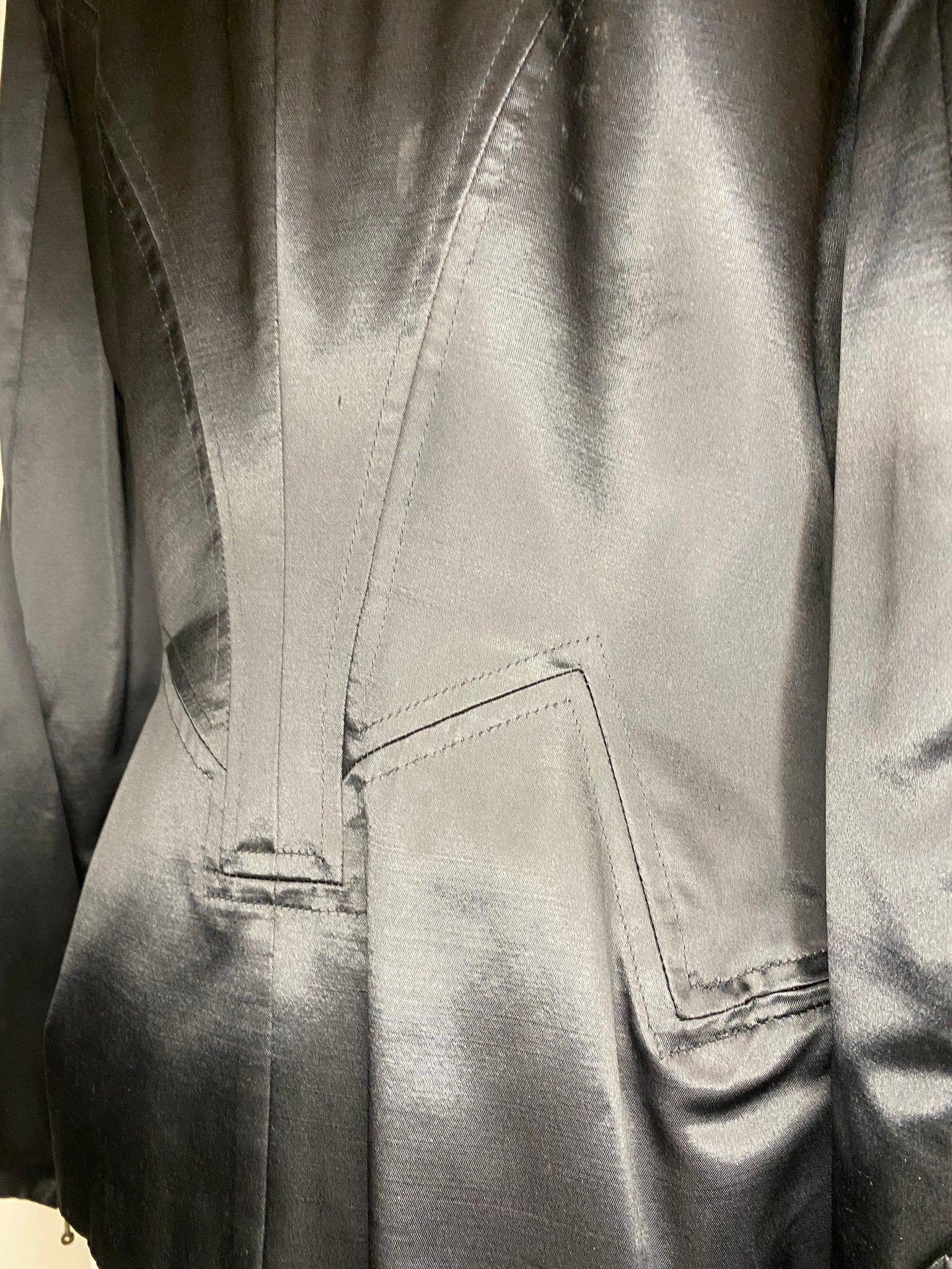 Vintage Satin Bomber Jacket