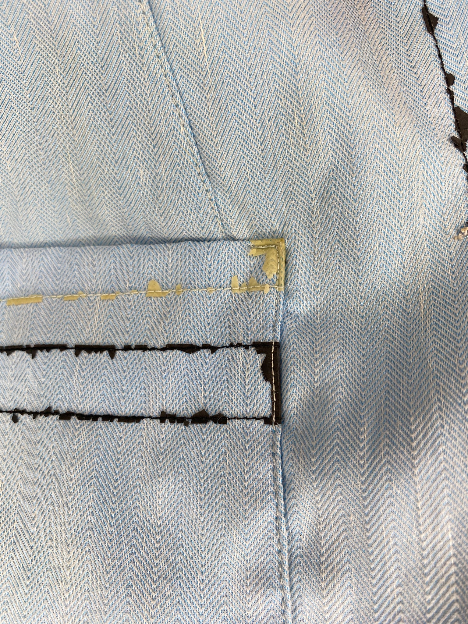 Pale Blue Cotton Coat