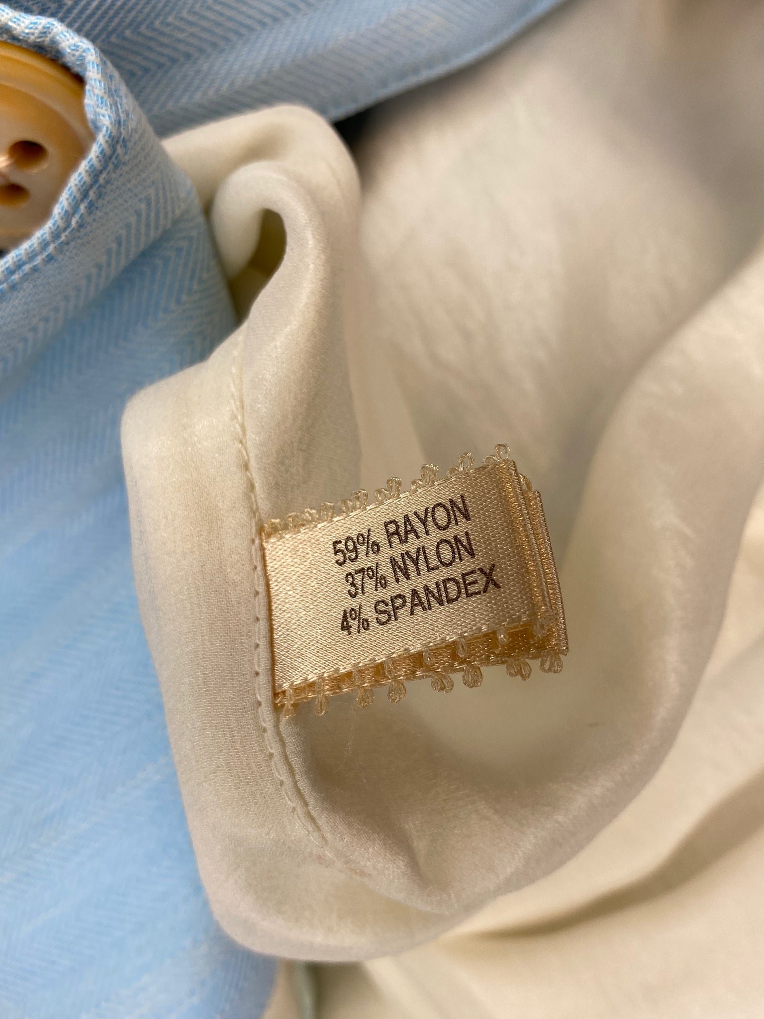 Pale Blue Cotton Coat