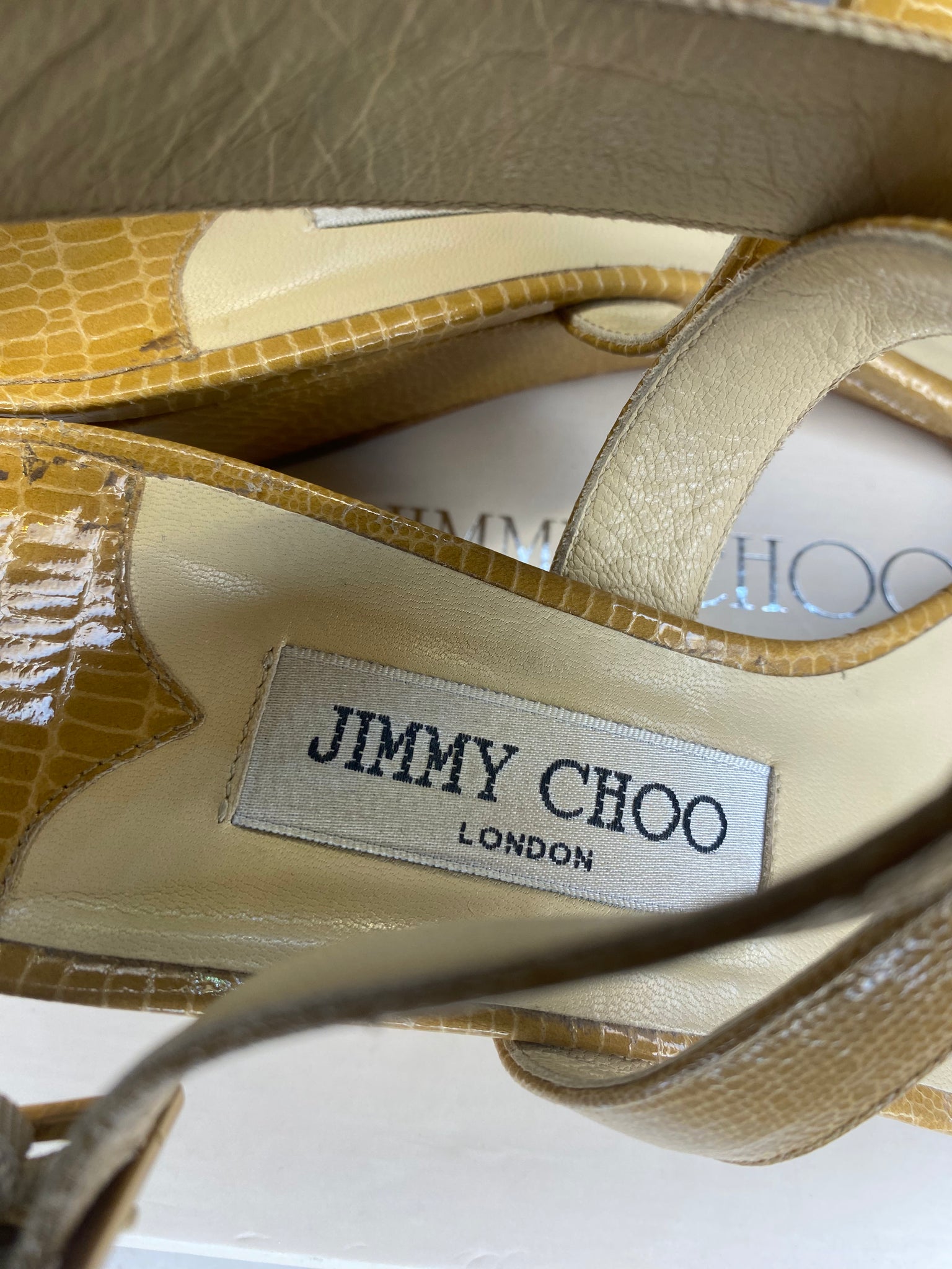 Connor Lizard Print Sandal