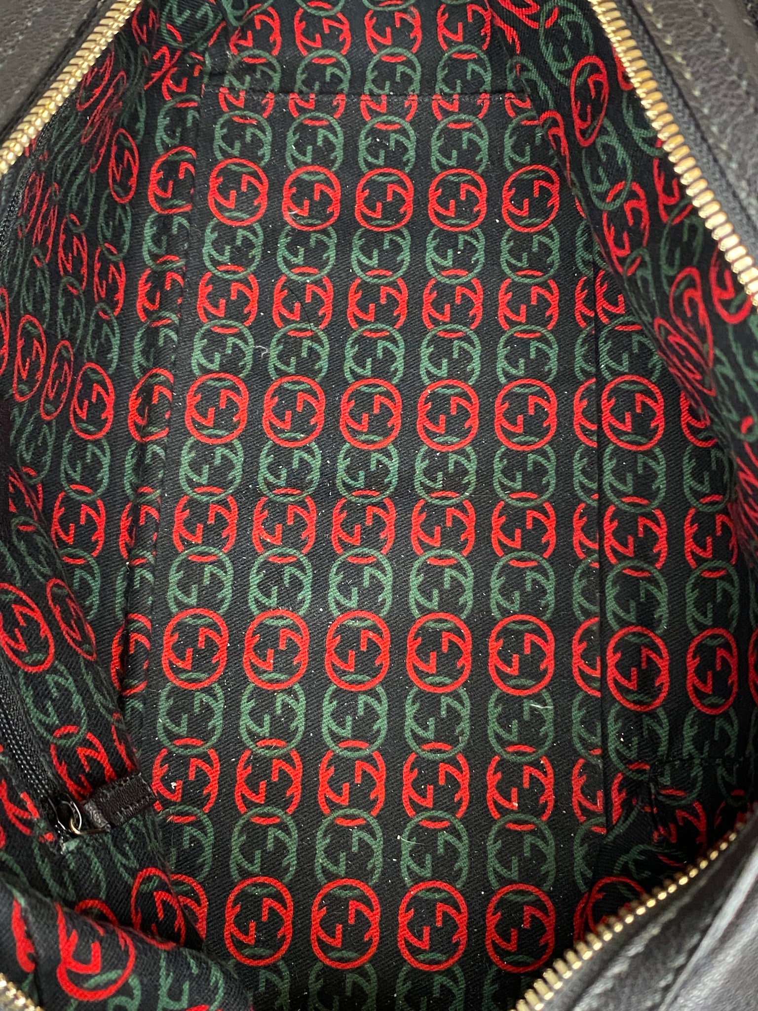 Vintage Princy Leather Boston Bag