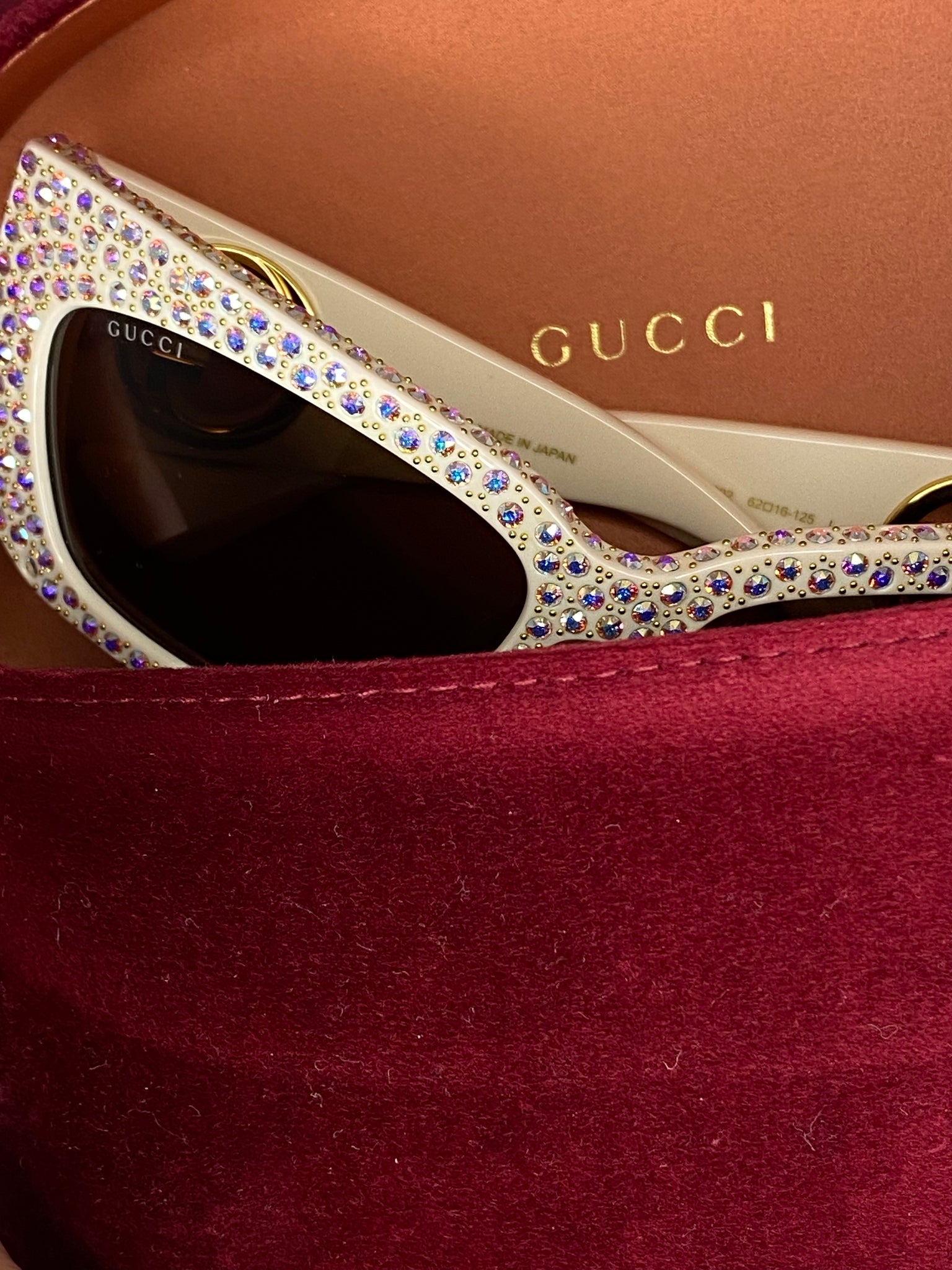 Crystal Embellished Sunglasses