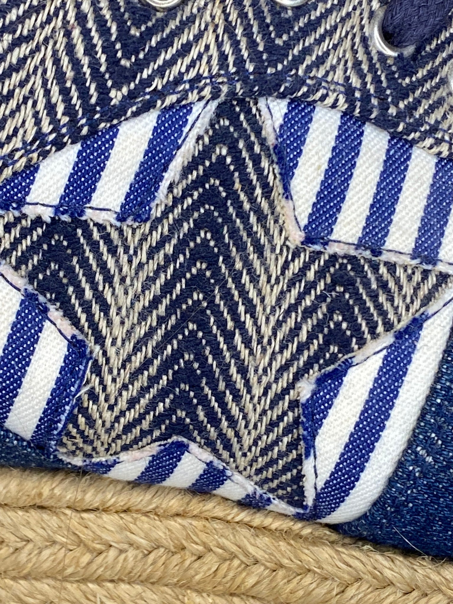 Denim Espadrille Sneakers