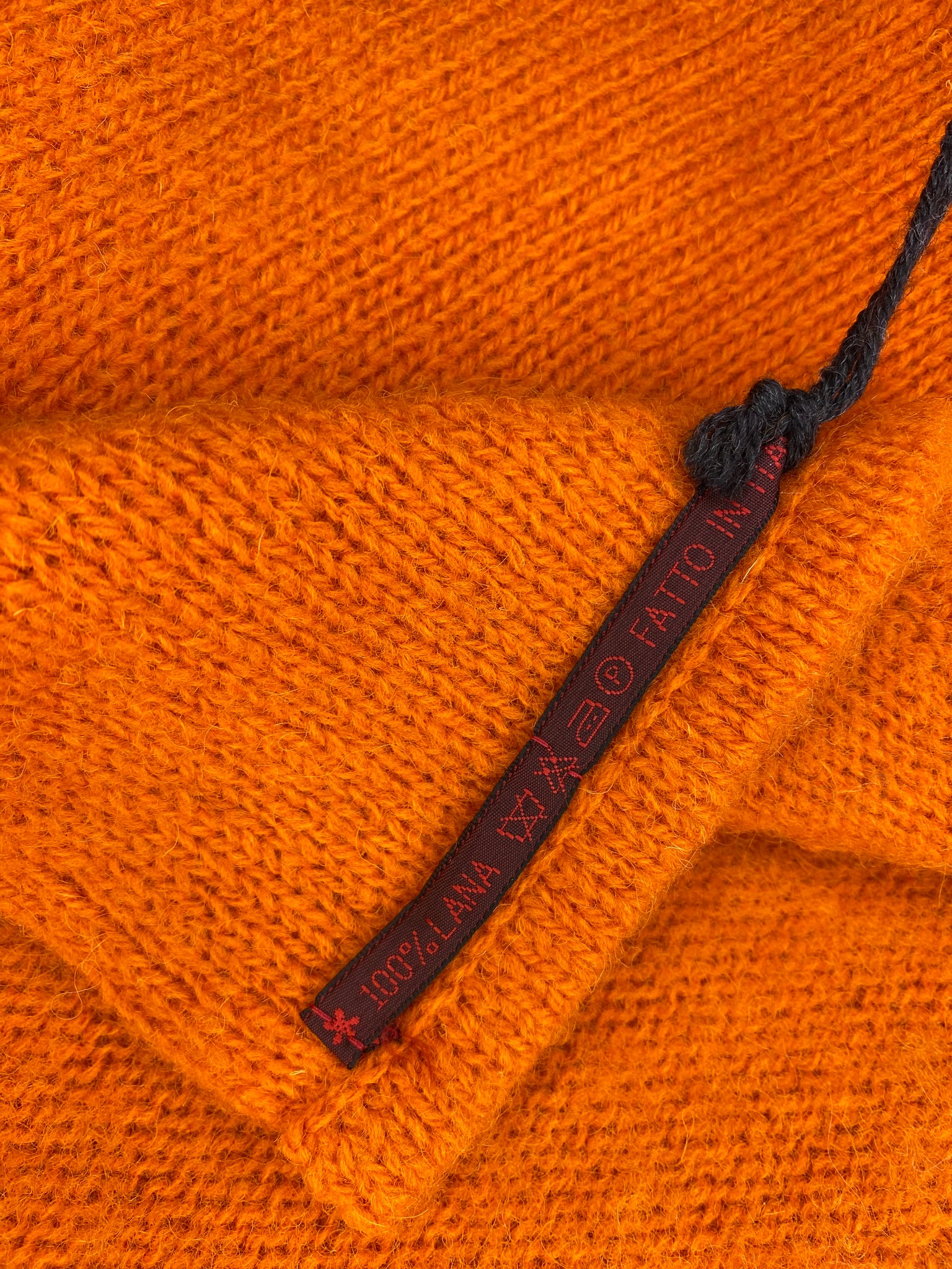 Wool Shawl Orange
