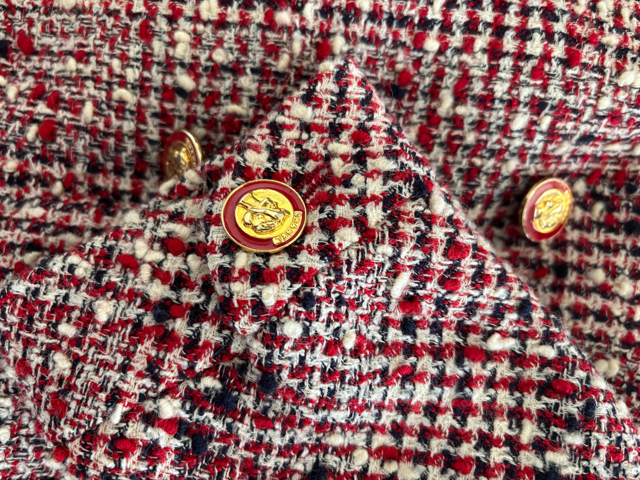 Vintage Boutique Tweed Skirt Suit