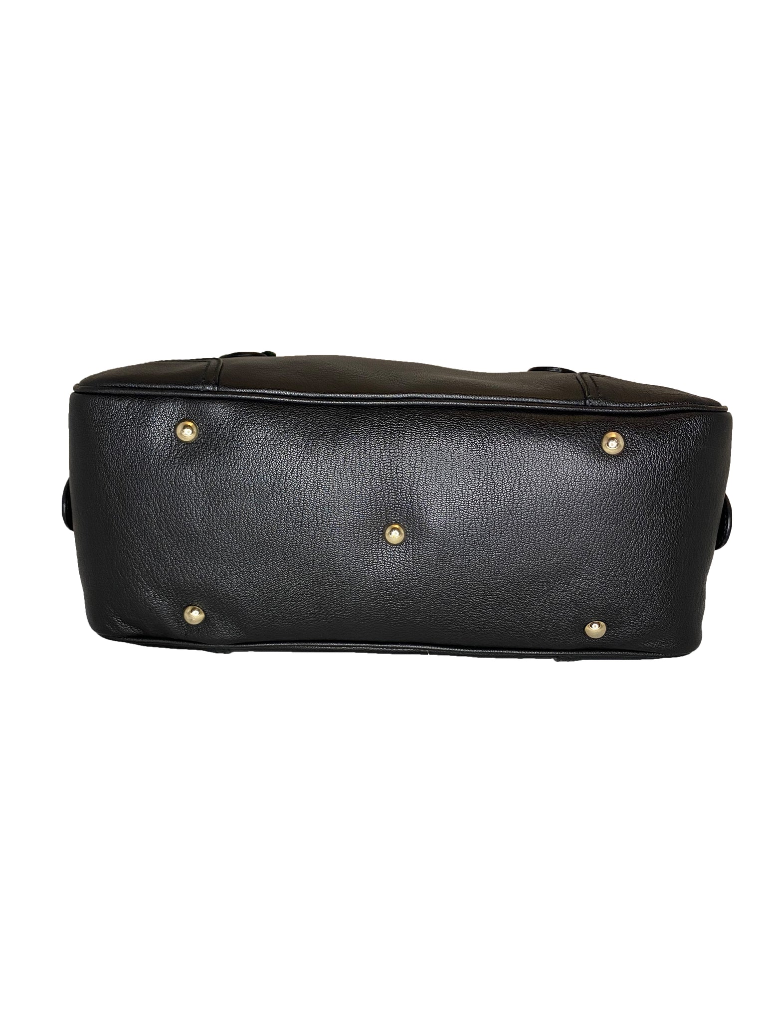 Vintage Princy Leather Boston Bag