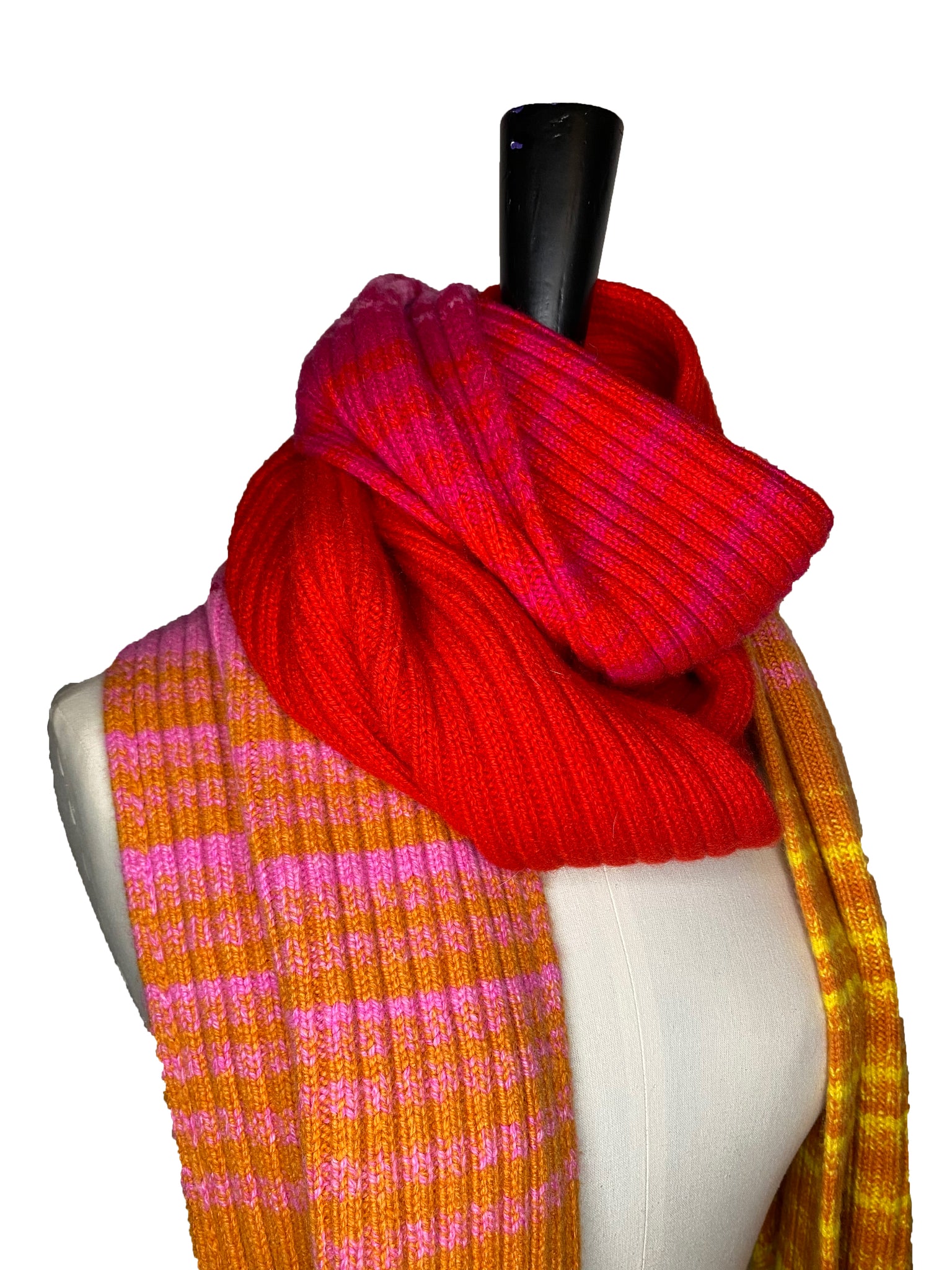 Striped Cashmere Scarf