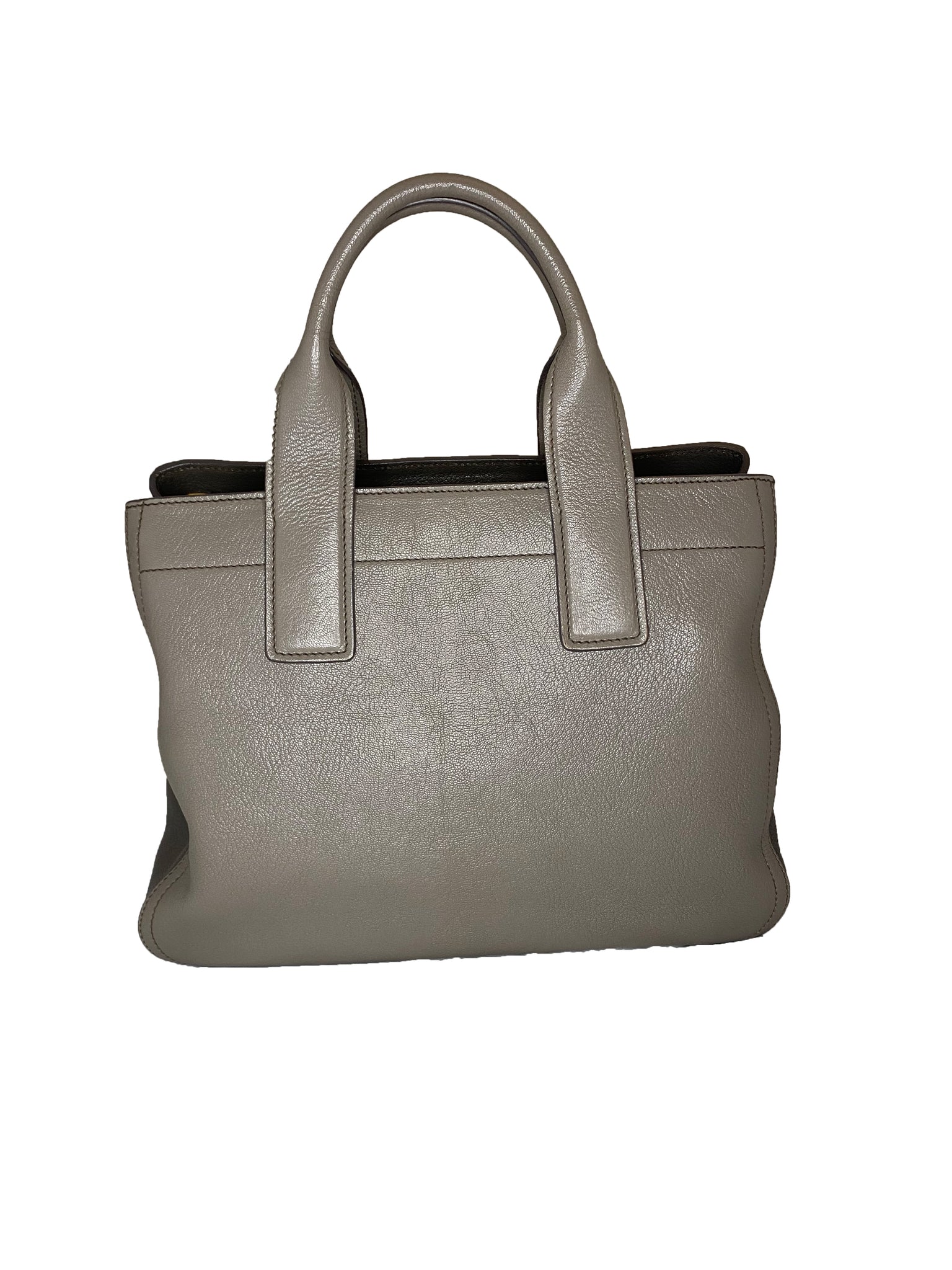 Vitello Bi Colore Satchel Bag