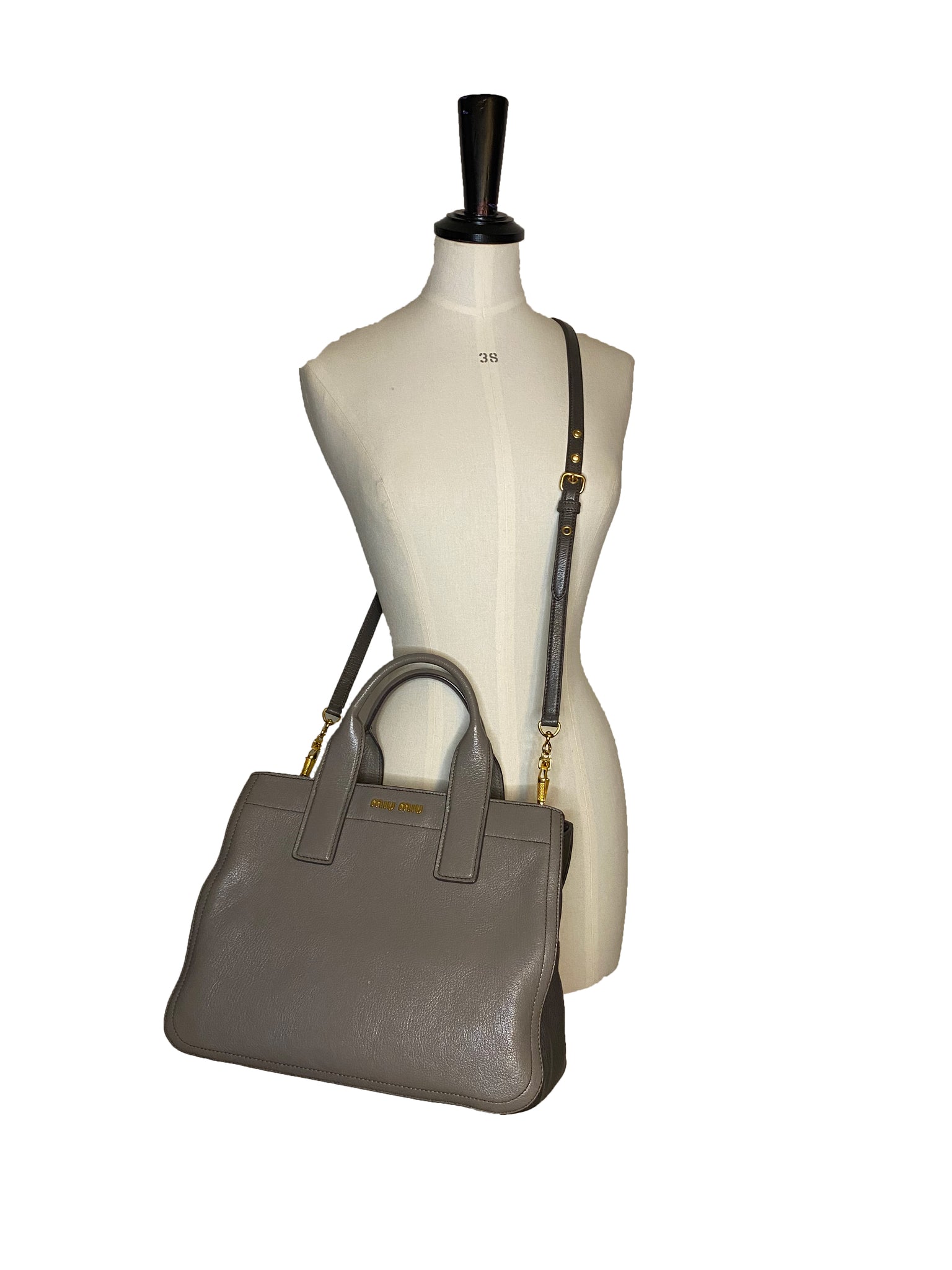 Vitello Bi Colore Satchel Bag