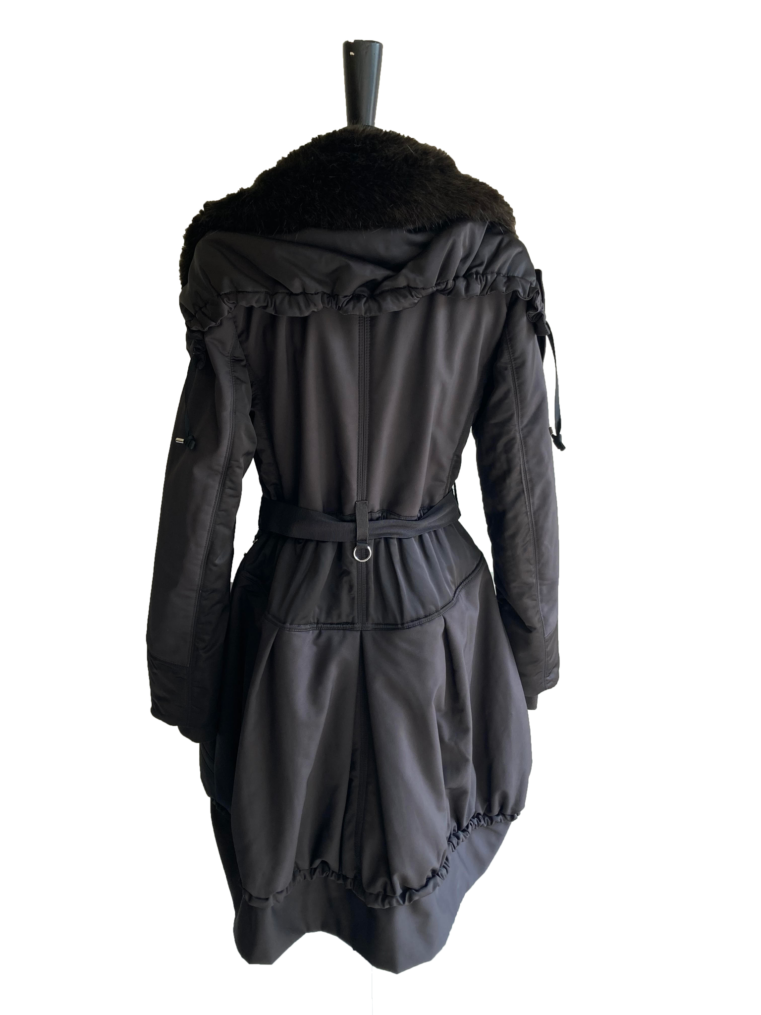 Balloon Hemline Coat