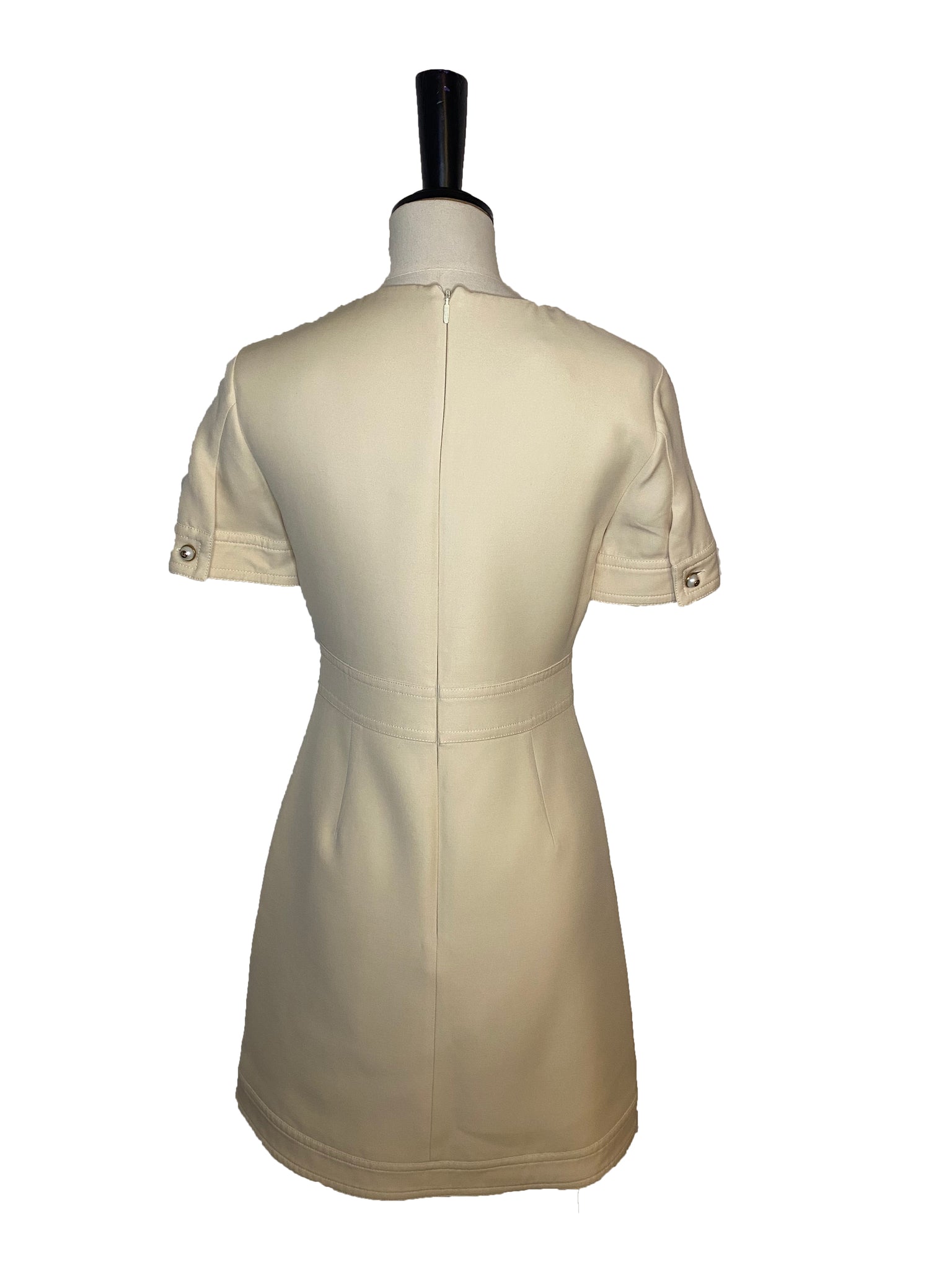 Faux Pearl Embellished Mini Dress