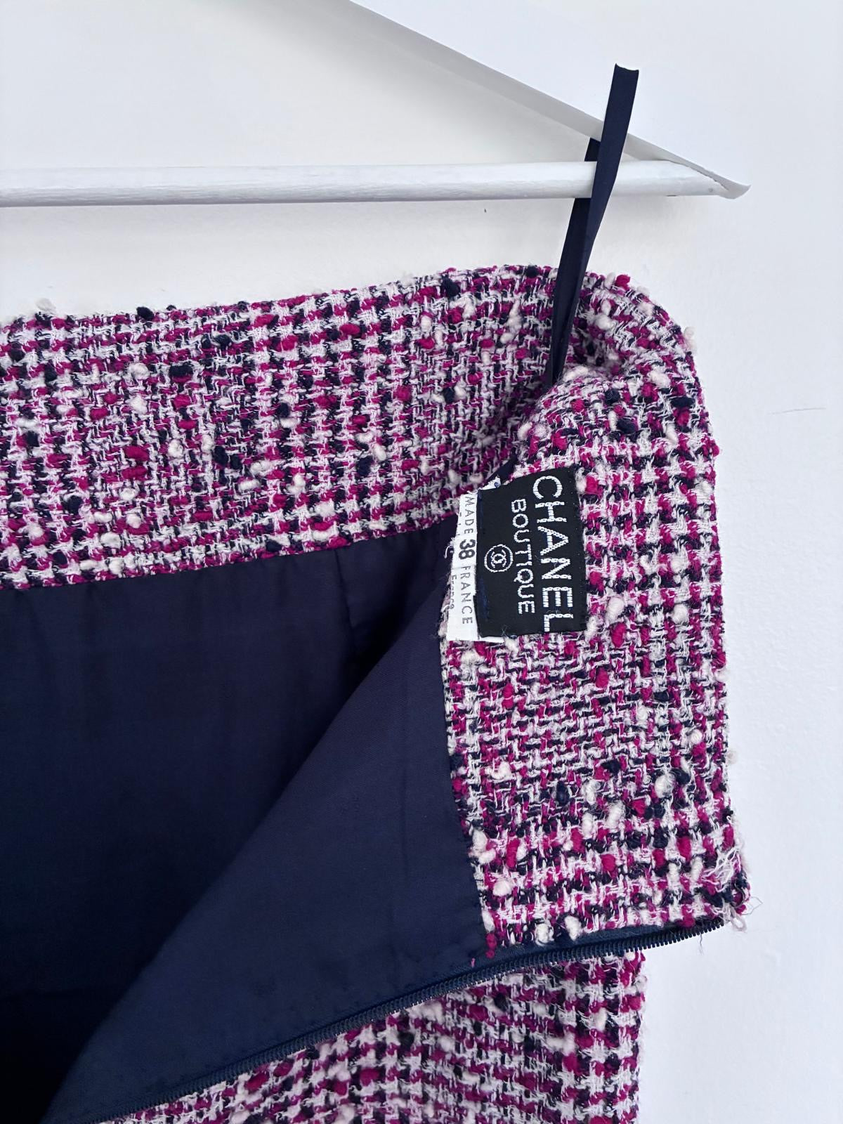 Vintage Boutique Tweed Skirt Suit