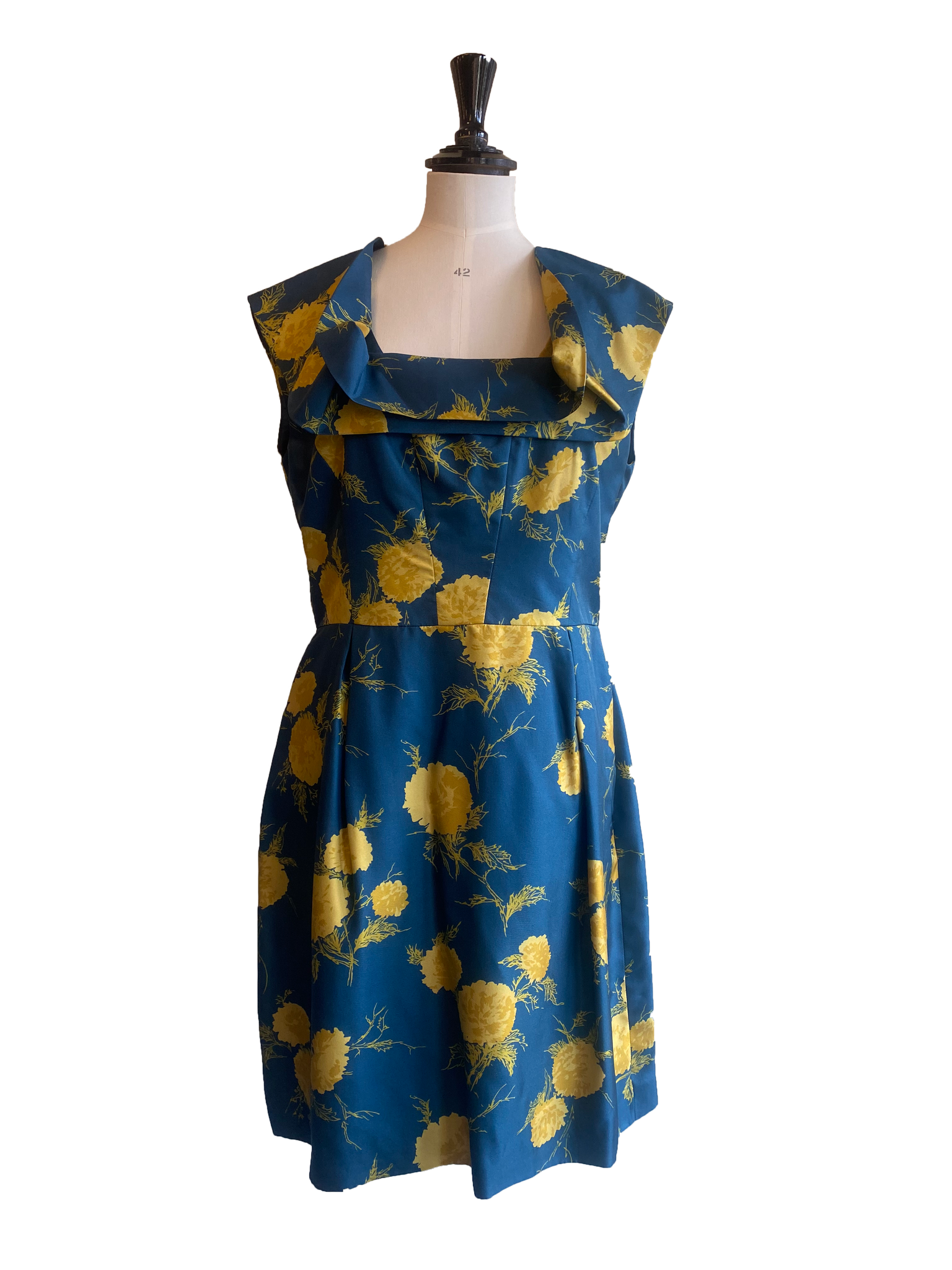 Silk Floral Dress