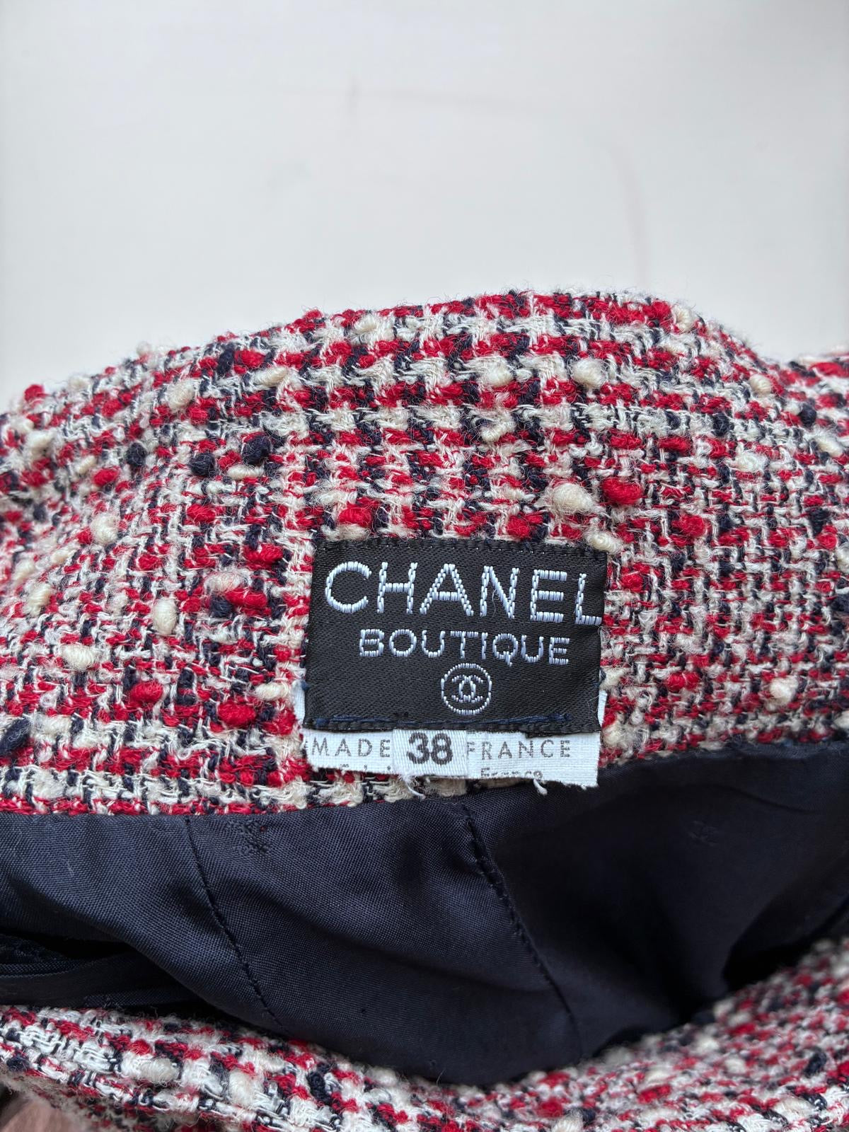 Vintage Boutique Tweed Skirt Suit