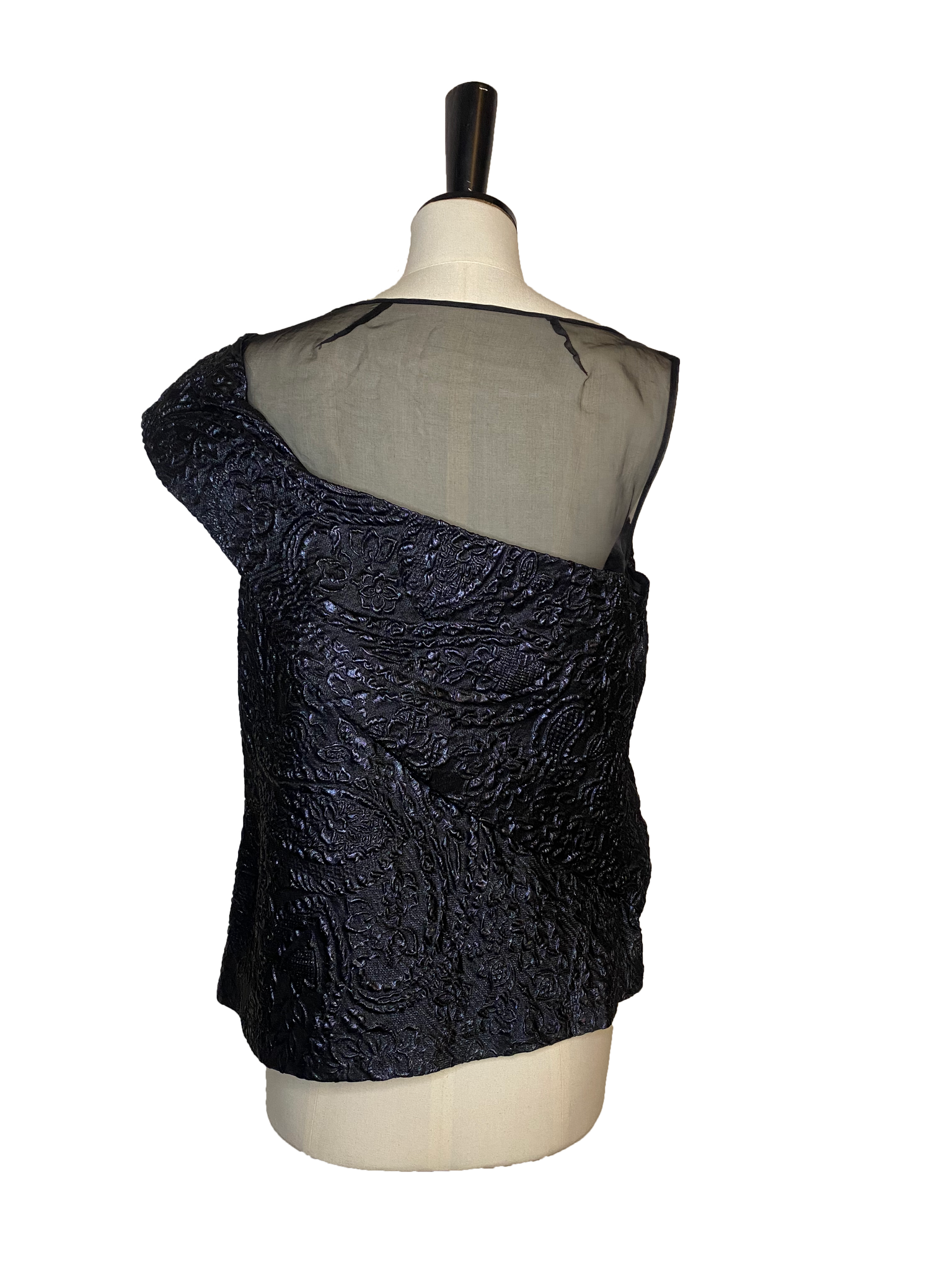 Silk Jacquard Top