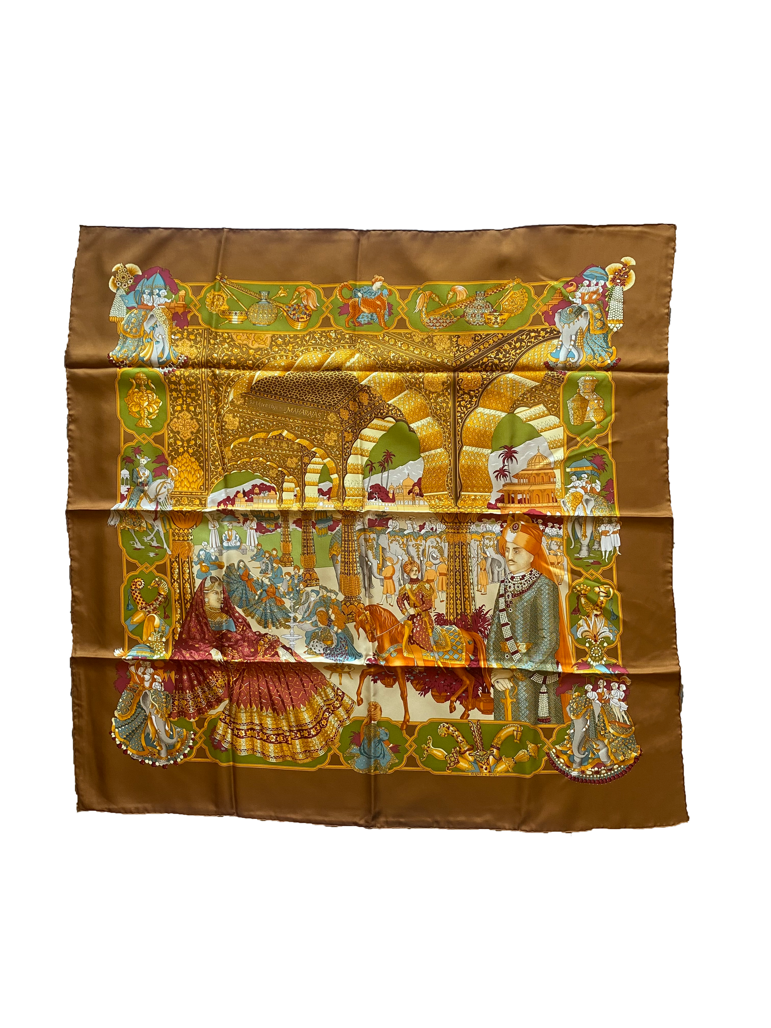 Splendeur des Maharajas I Silk Scarf