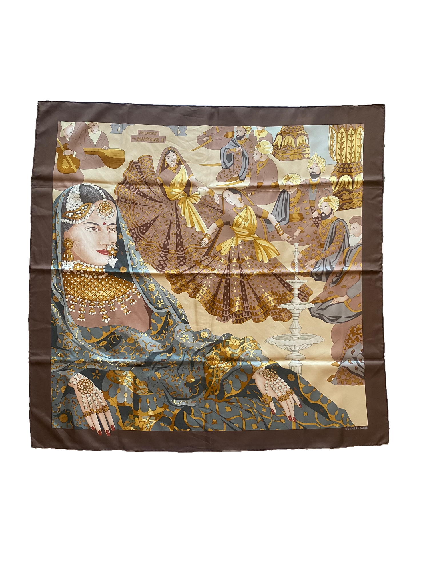 Splendeur des Maharajas II Silk Scarf