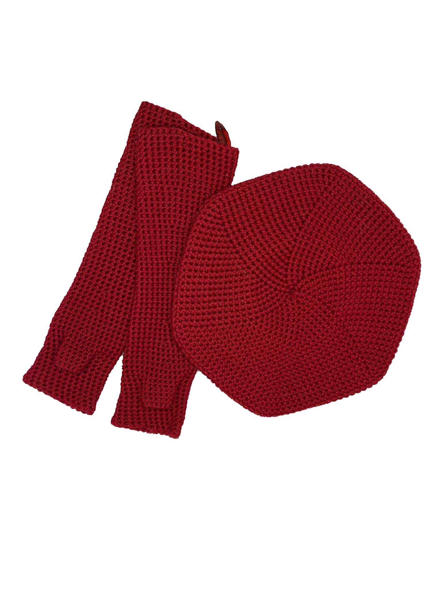 Wool Beret and Gloves