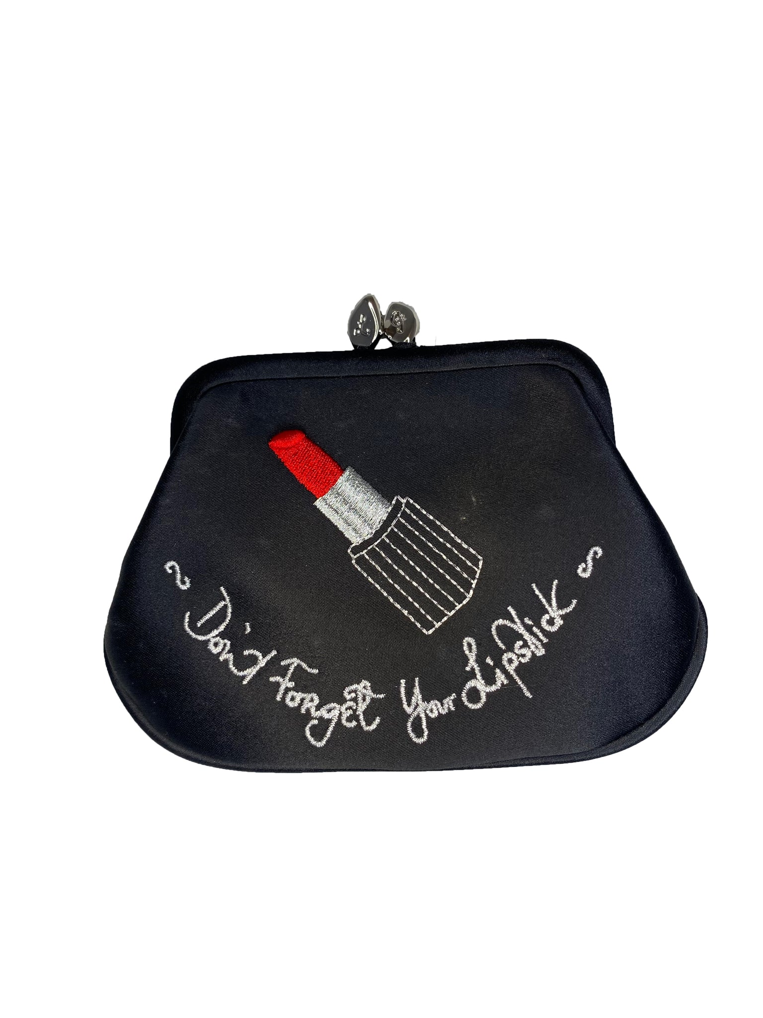 "Don't Forget Your Lipstick" Frame Purse