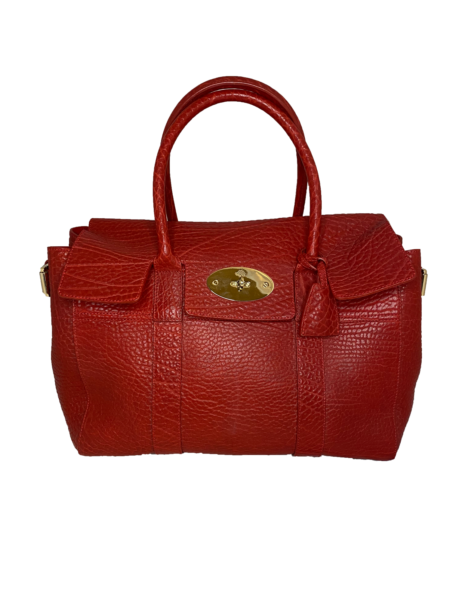 Poppy Red Textured Calf Bayswater