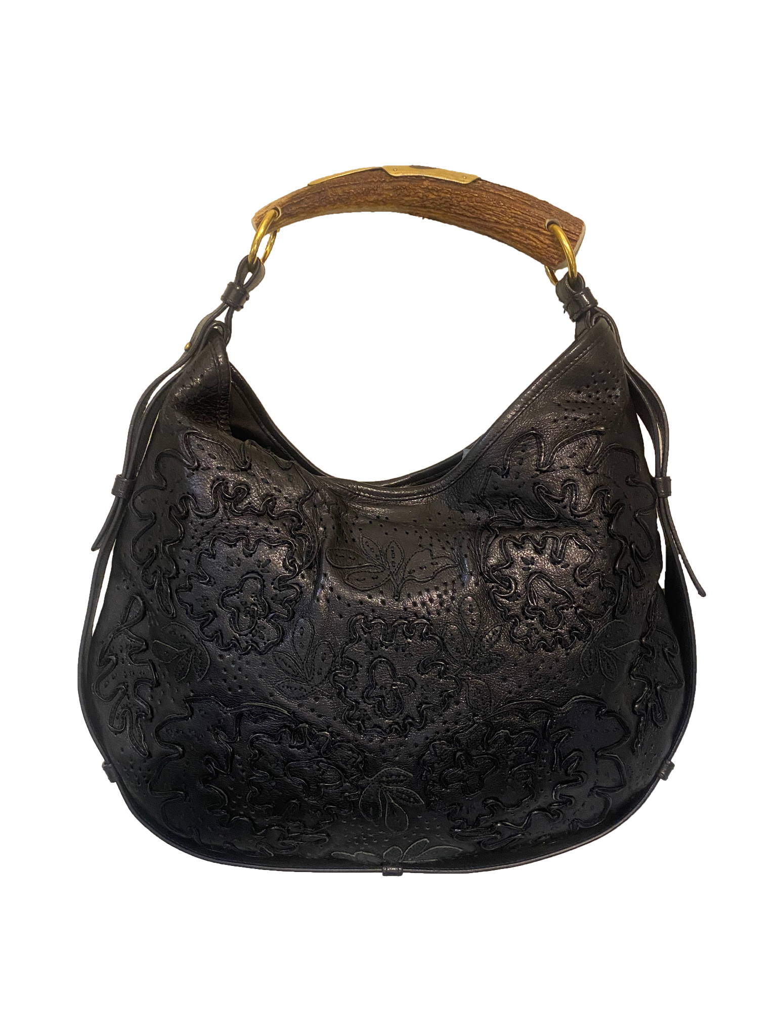 Applique Leather Mombassa Bag