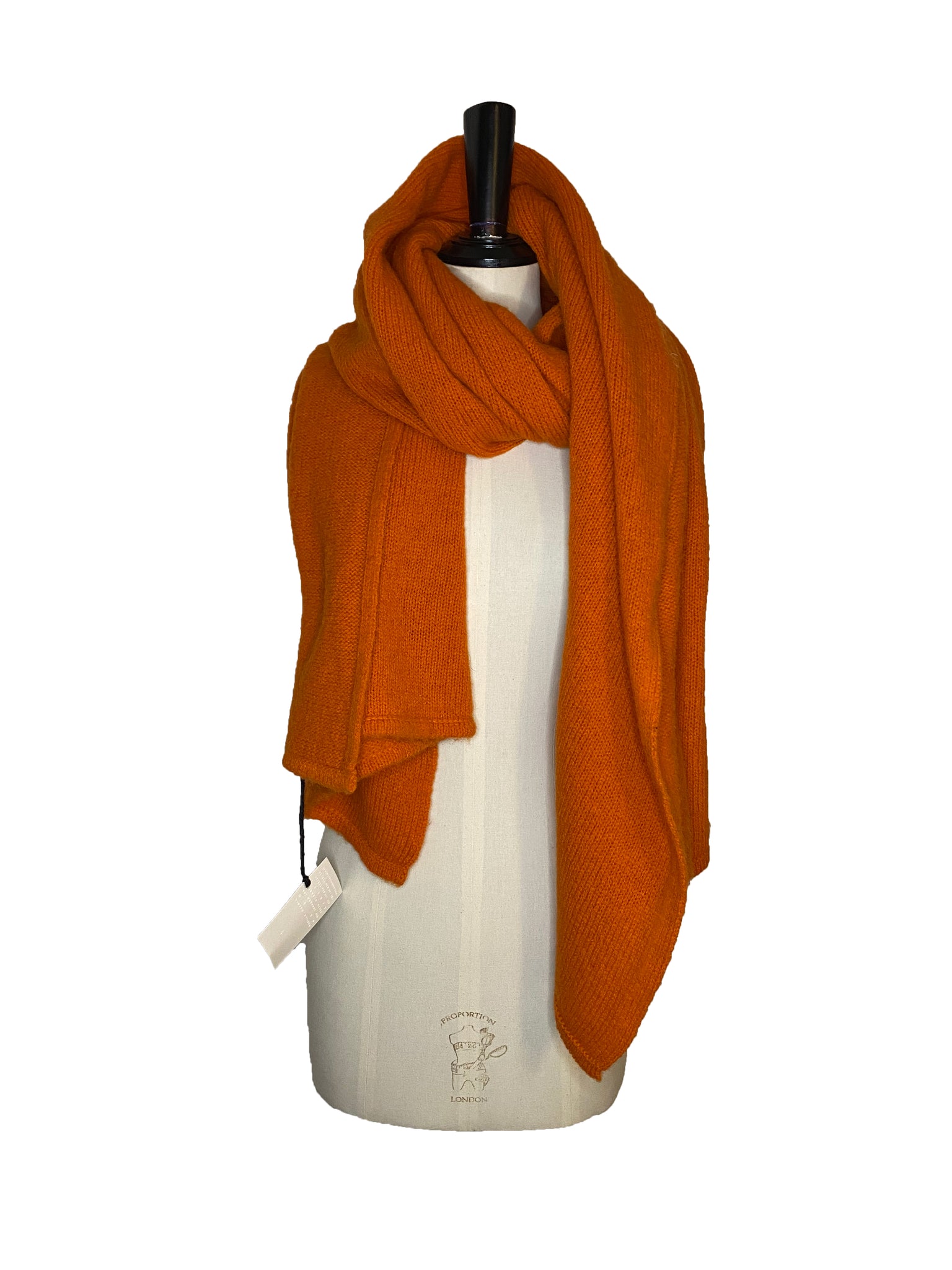 Wool Shawl Orange