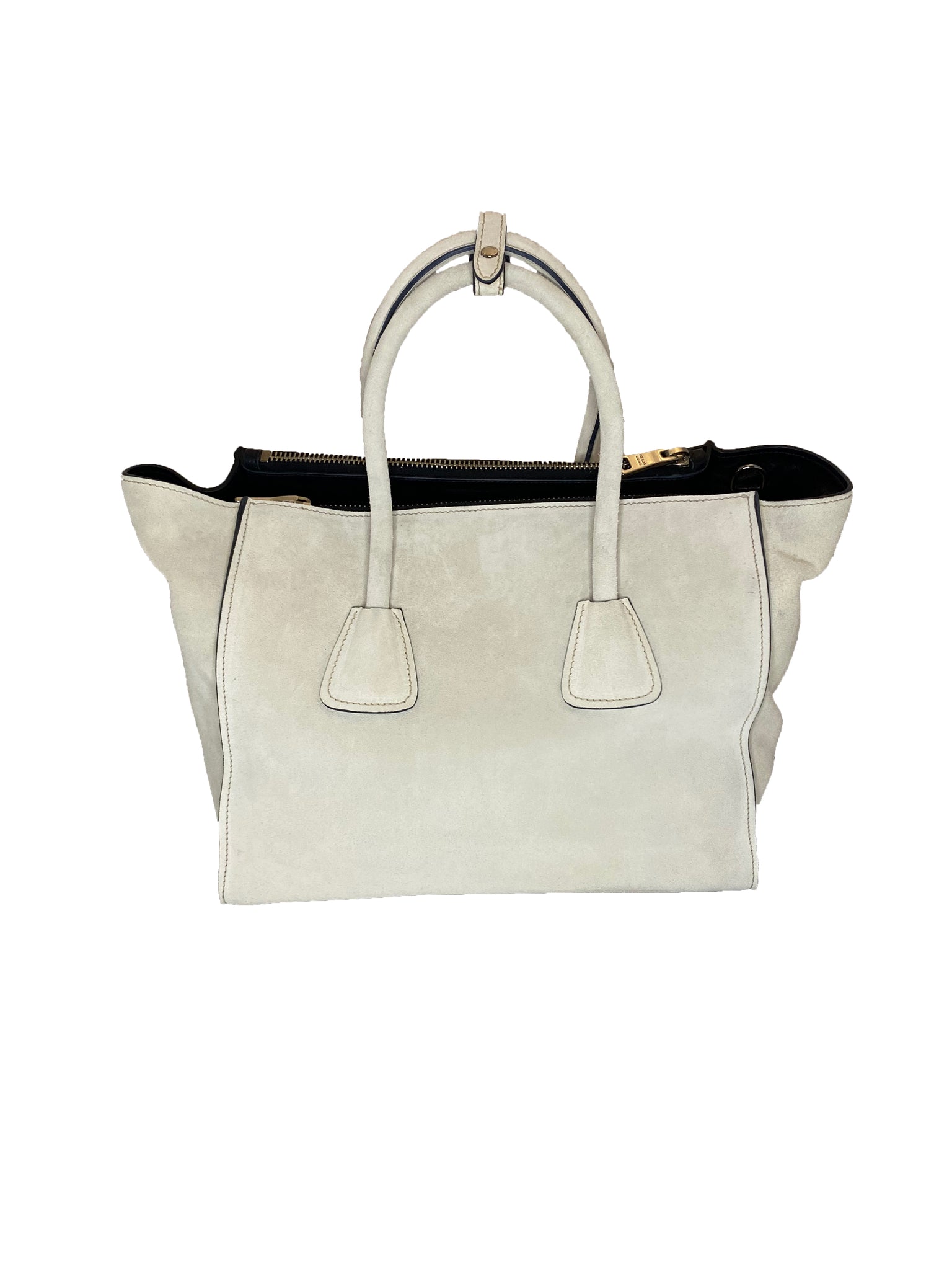 Twin Pocket Double Handle Tote Bag