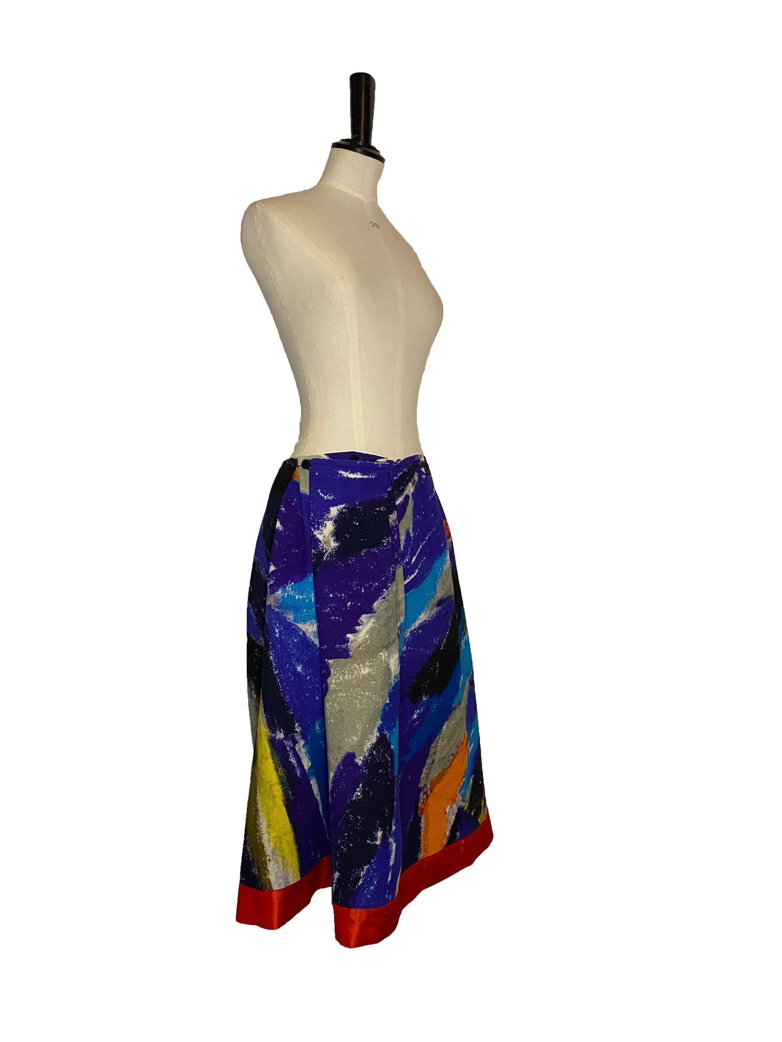 Multicoloured Patterned Skirt