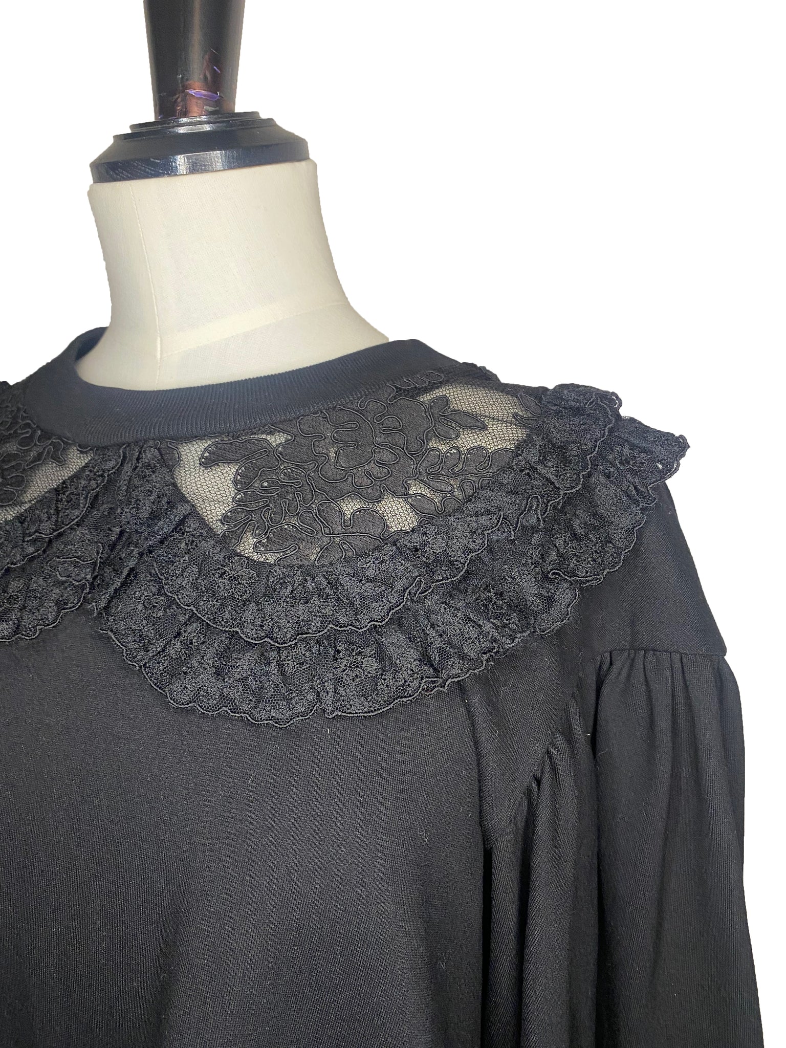 Lace Collar Top