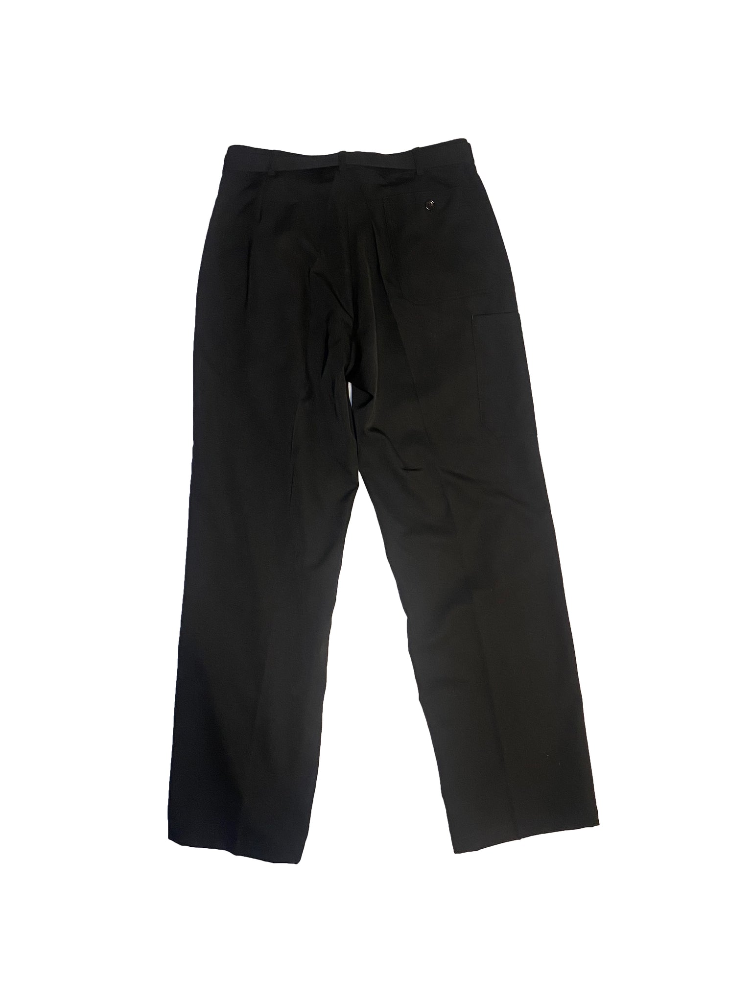 Black Wool Trousers