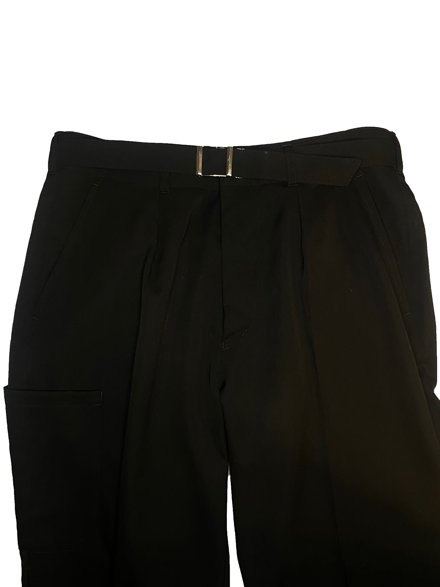 Black Wool Trousers