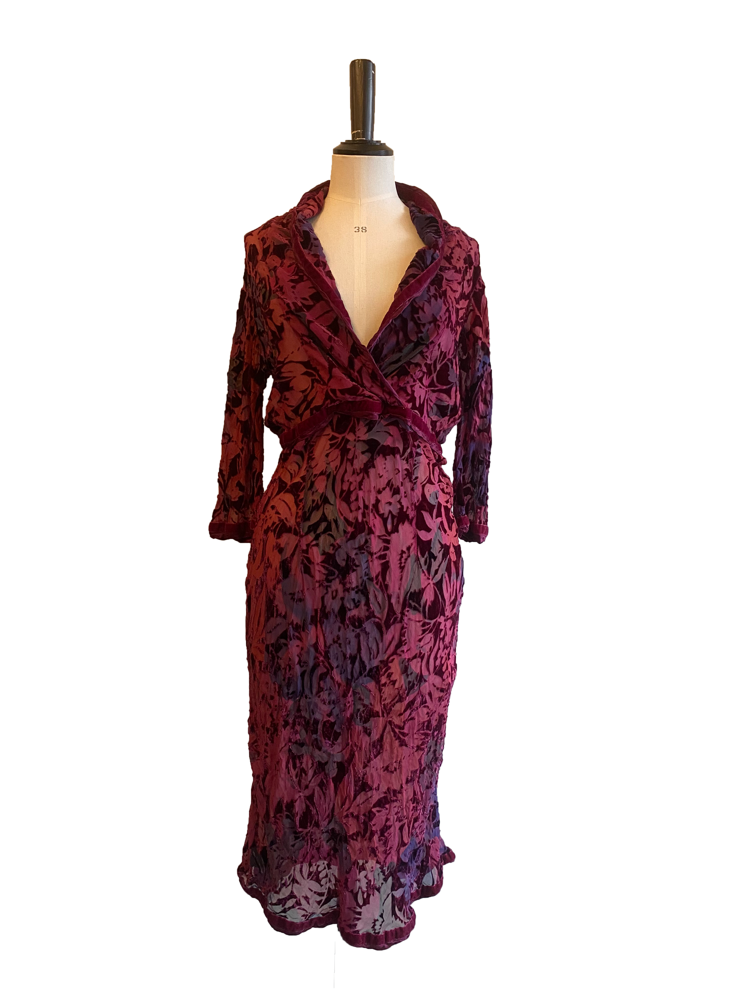 Silk Devore Dress