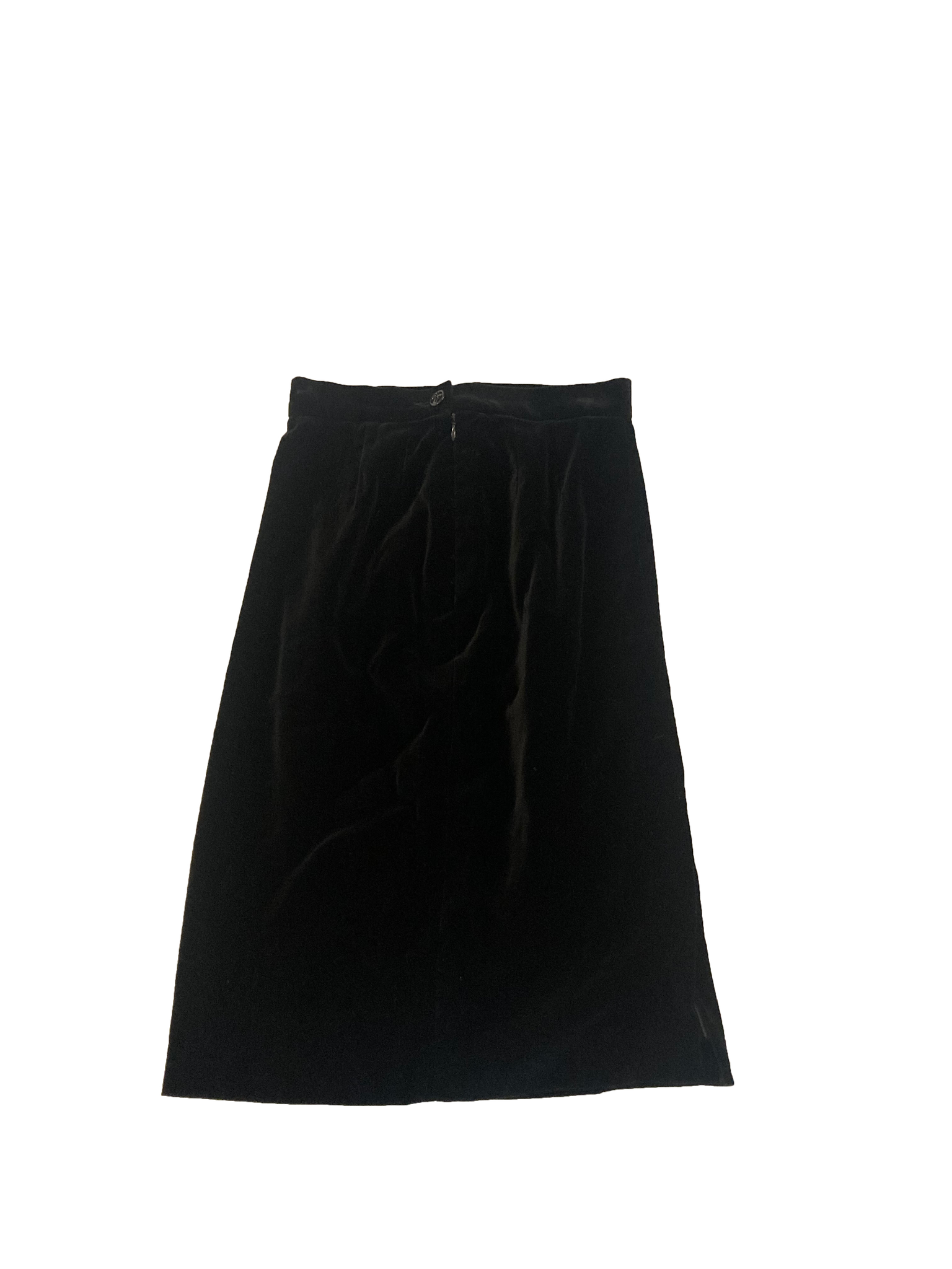 Vintage Velvet Pencil Skirt