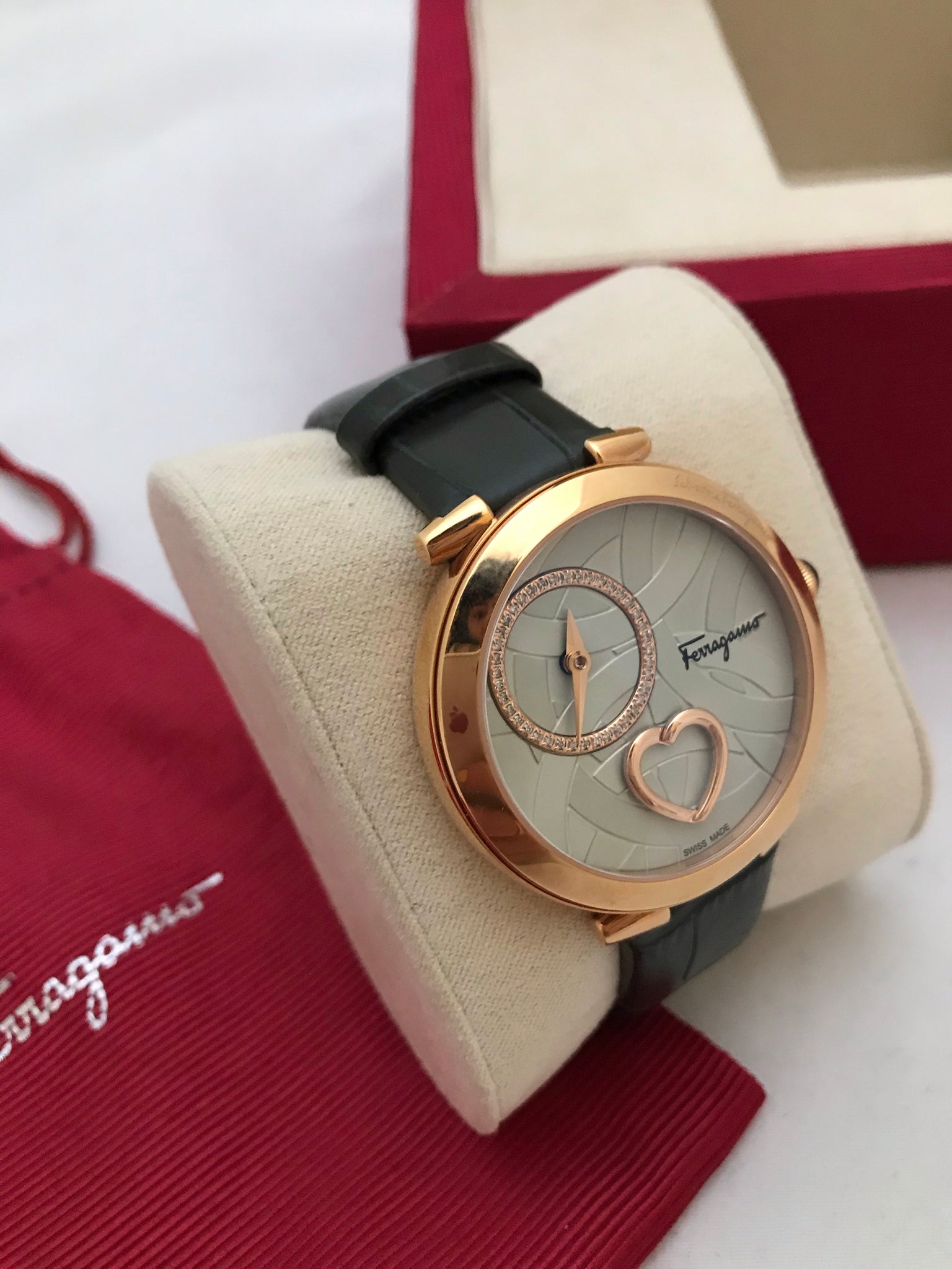 Isabella's Wardrobe Salvatore Ferragamo Cuore Pulsing Heart Watch.