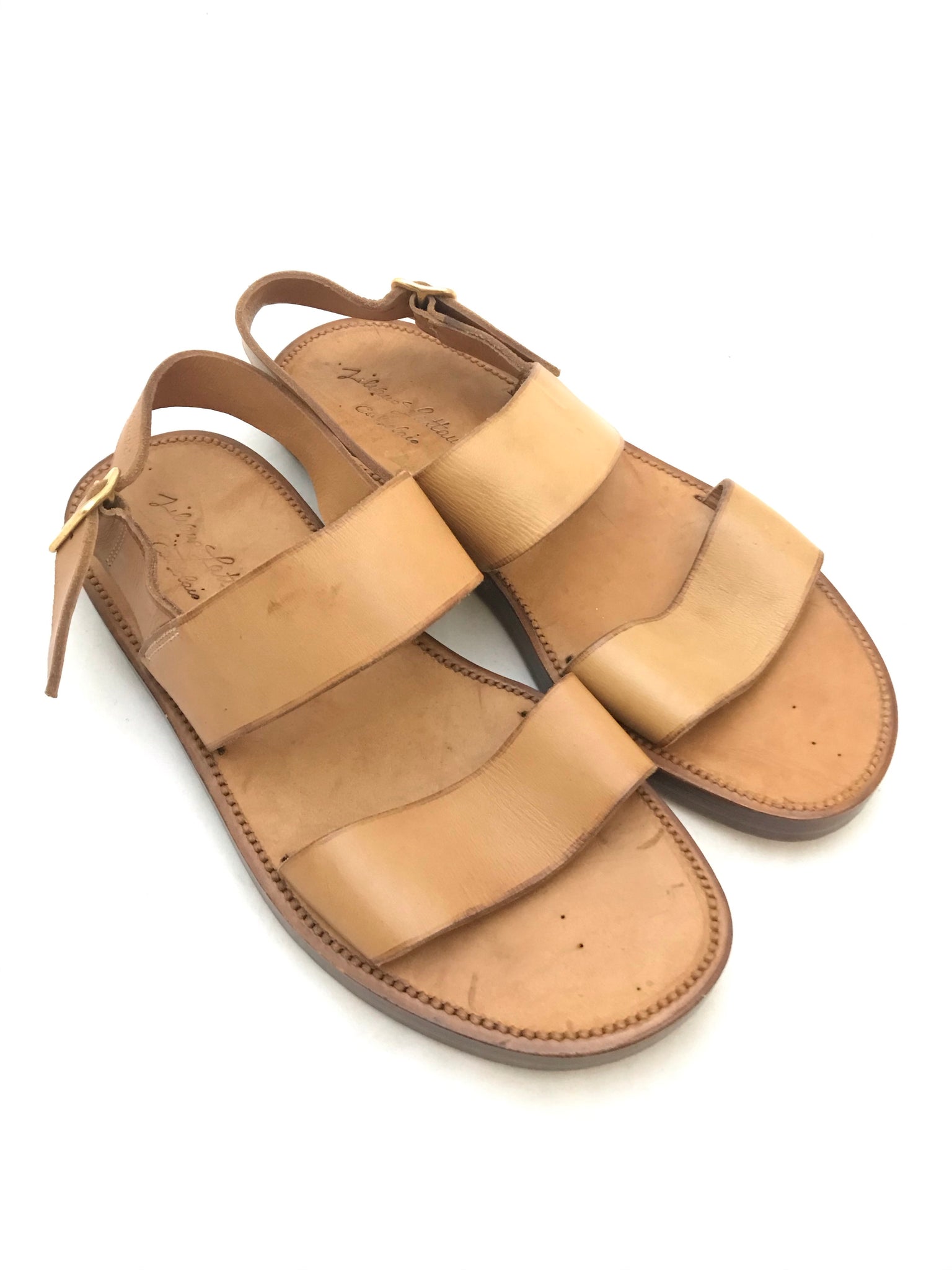 Isabella's Wardrobe Silvano Lattanza Gents Leather Sandals.