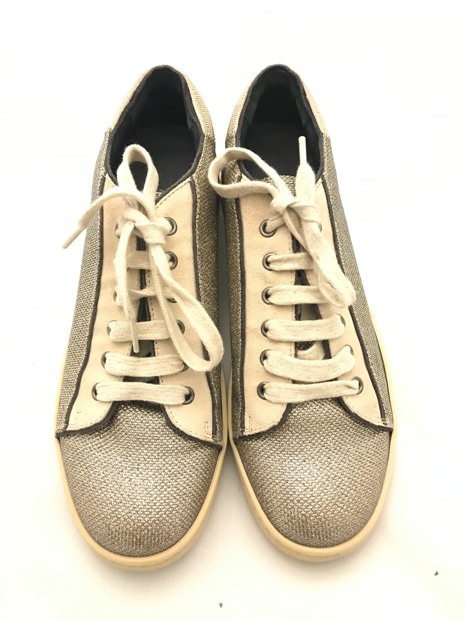 Isabella's Wardrobe Brunello Cucinelli Glitter Sneakers.